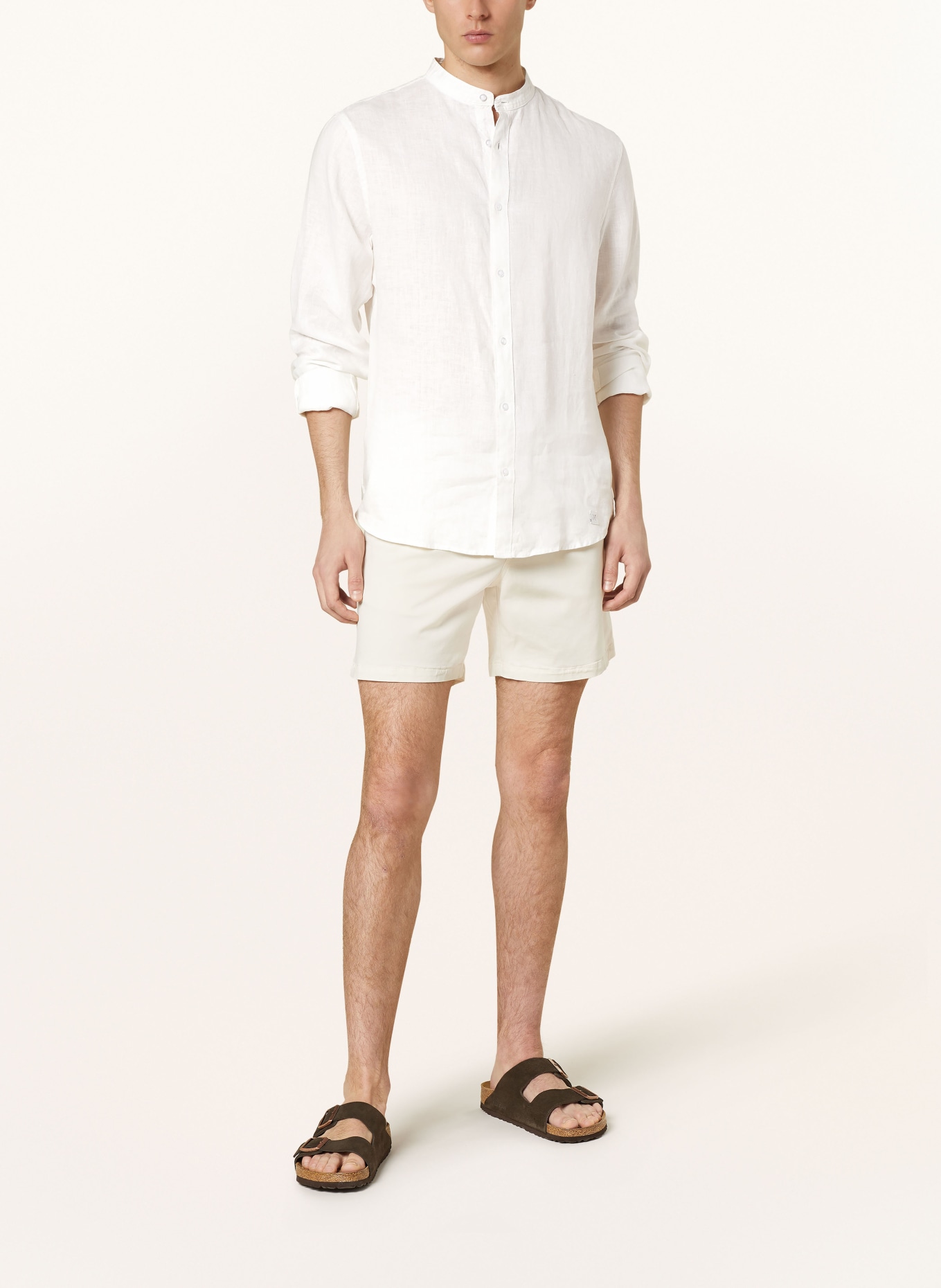 NOWADAYS Linen shirt comfort fit, Color: WHITE (Image 2)