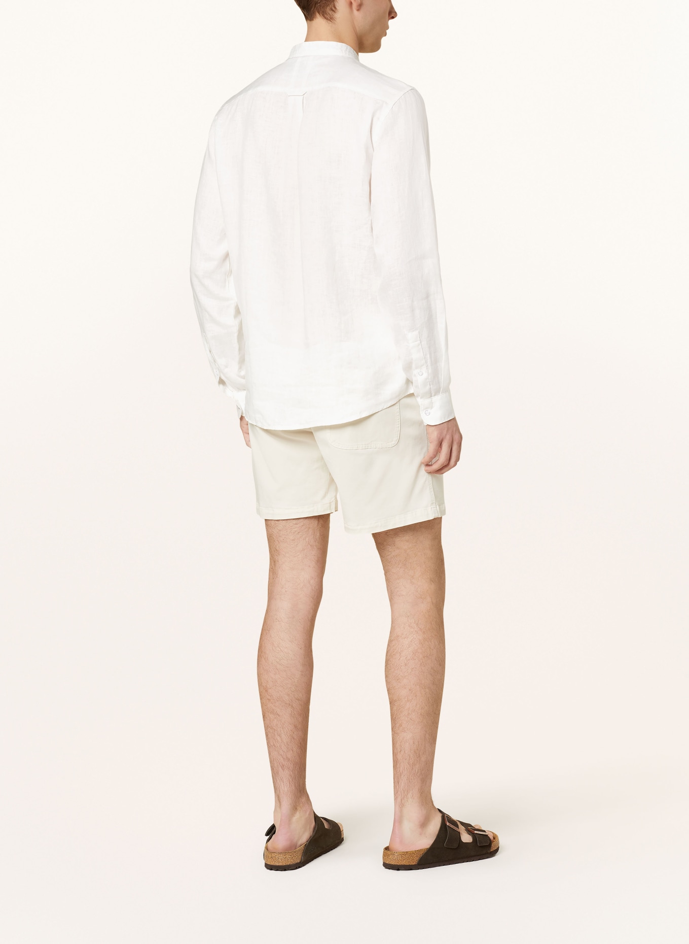 NOWADAYS Linen shirt comfort fit, Color: WHITE (Image 3)