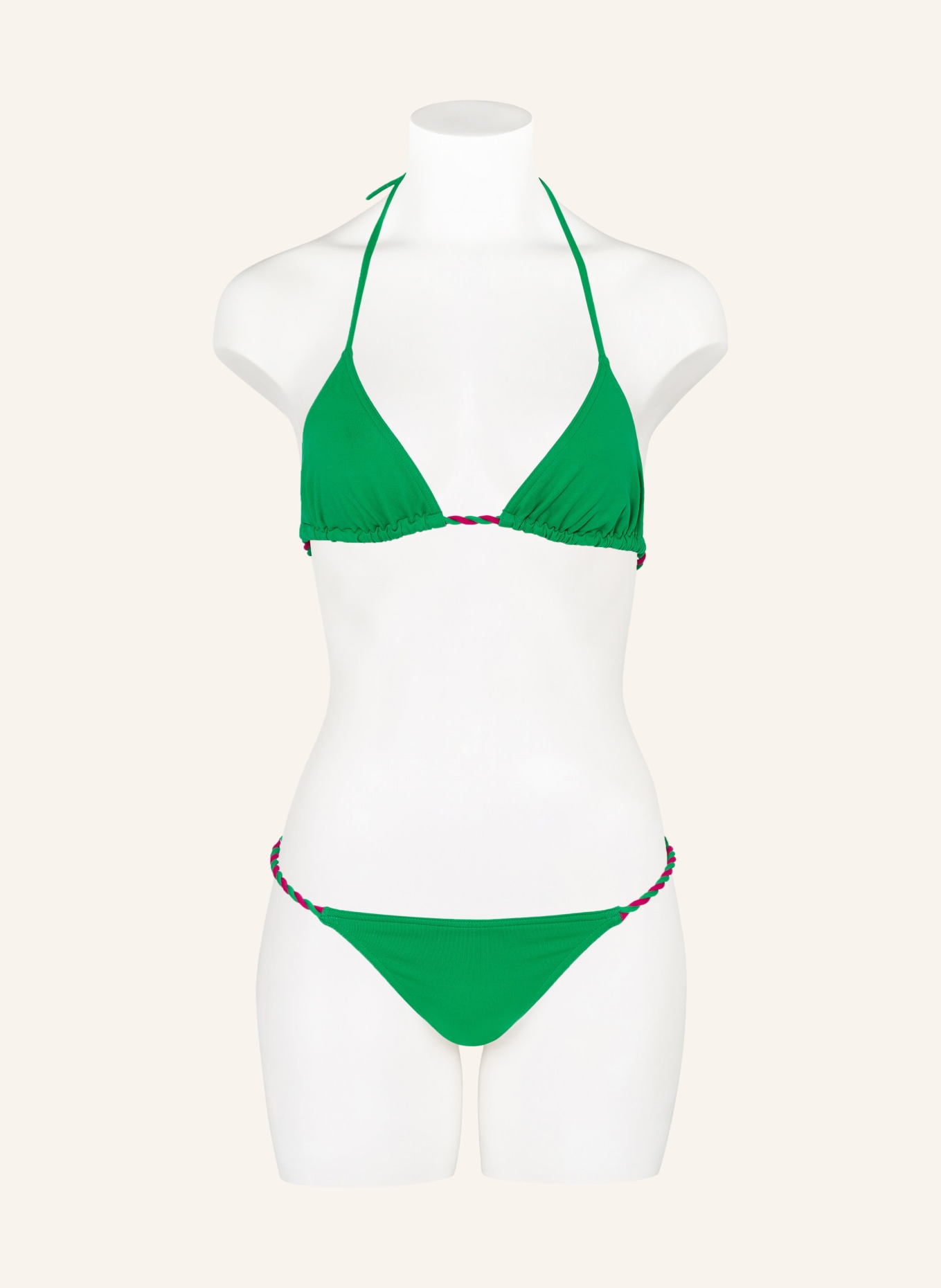 ERES Triangle bikini bottoms TWIST, Color: GREEN (Image 2)