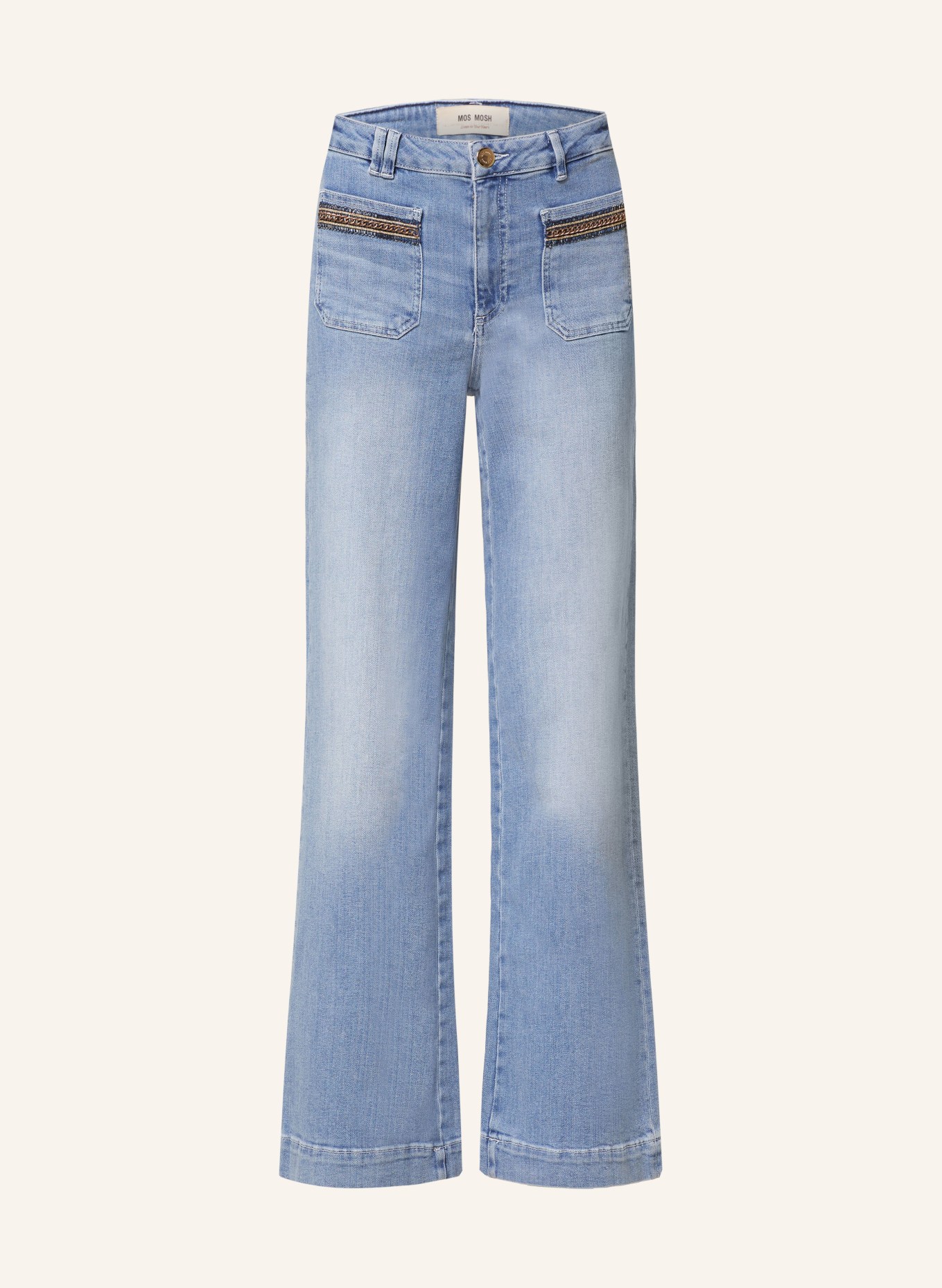 MOS MOSH Flared Jeans MMCOLETTE, Farbe: 401 BLUE (Bild 1)