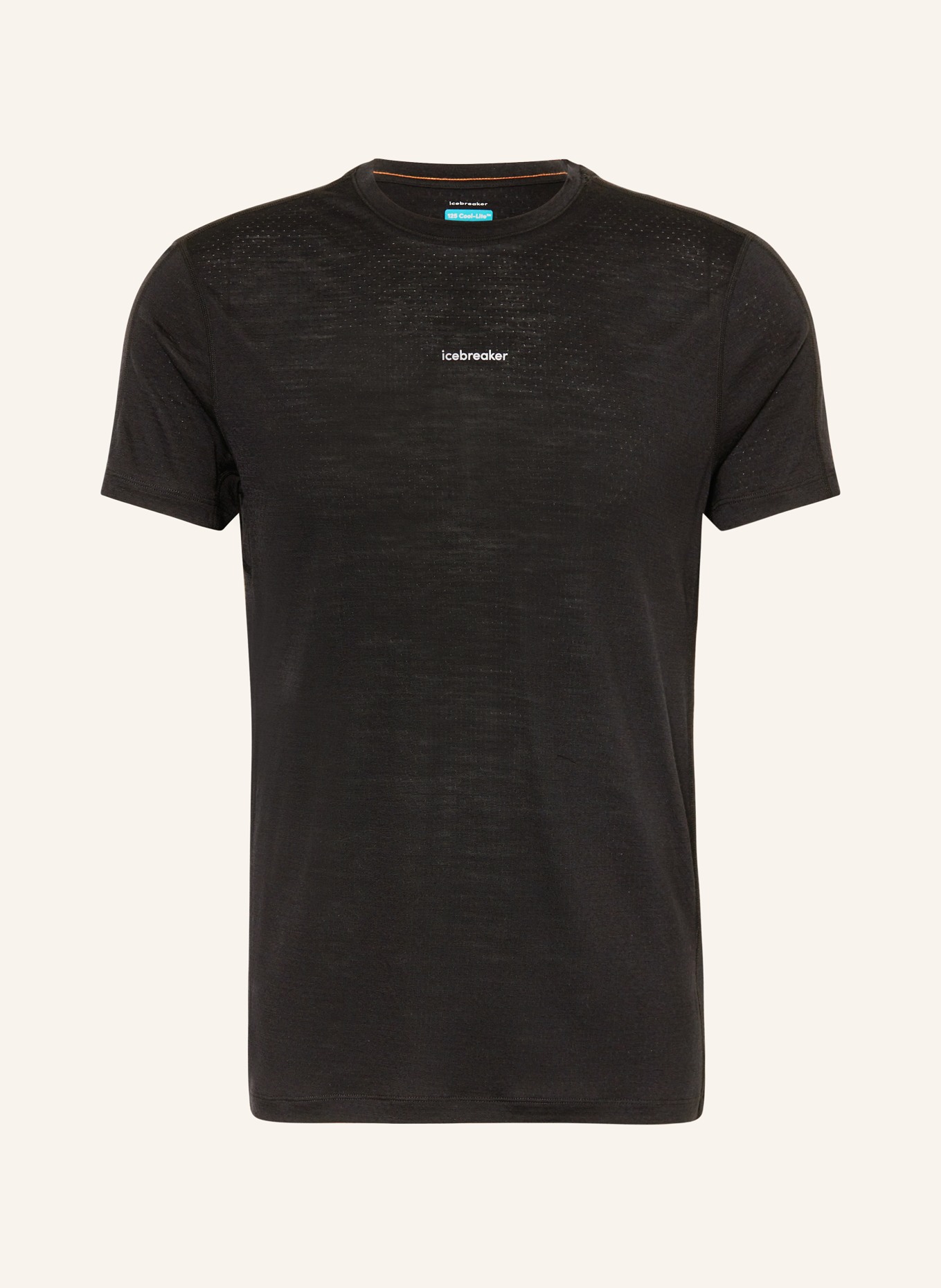 icebreaker T-shirt 125 COOL-LITE™ MERINO BLEND SPHERE III, Color: BLACK (Image 1)