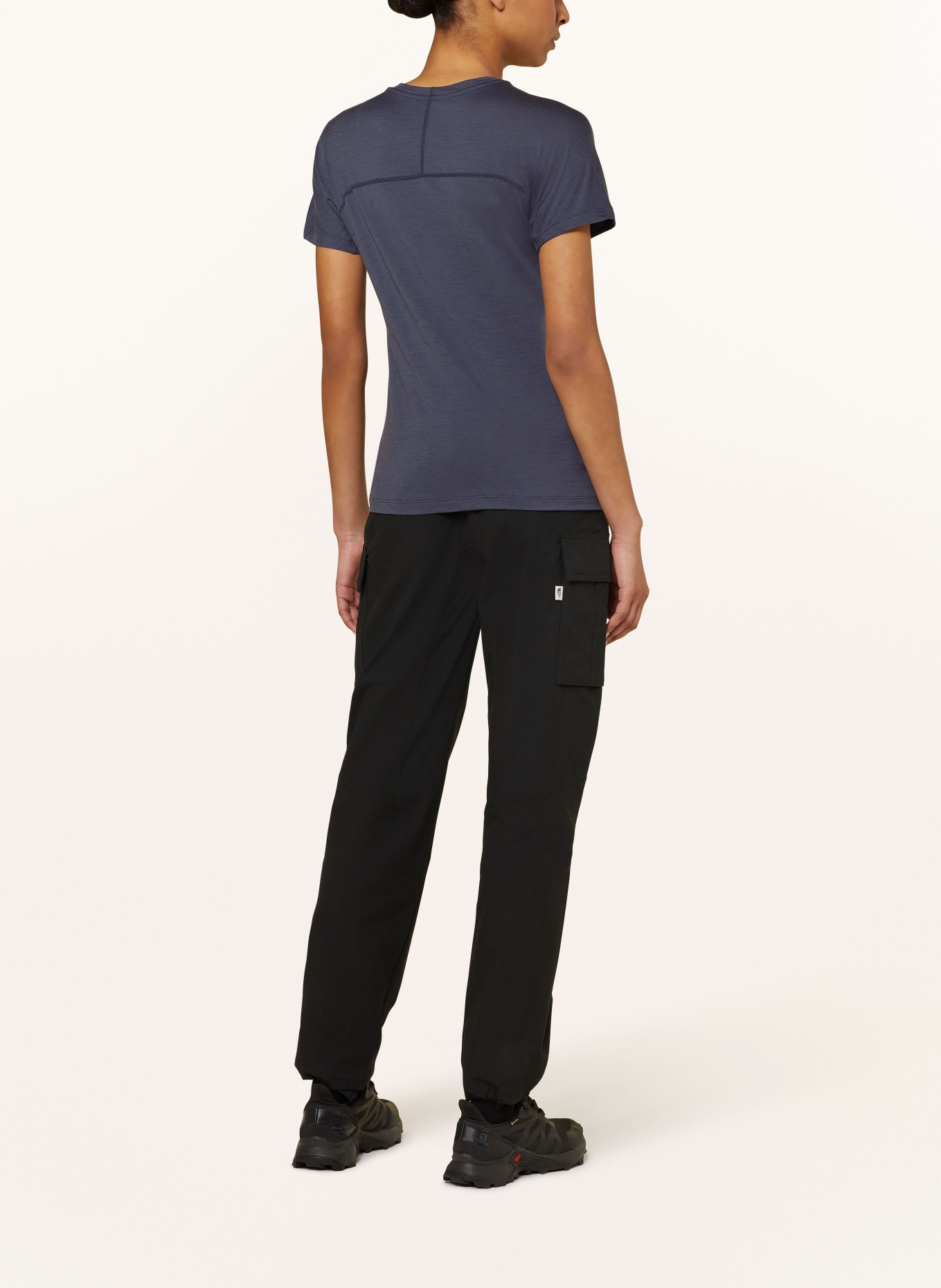 icebreaker T-shirt 150 MERINOFINE™ ACE z wełny merino, Kolor: GRANATOWY (Obrazek 3)