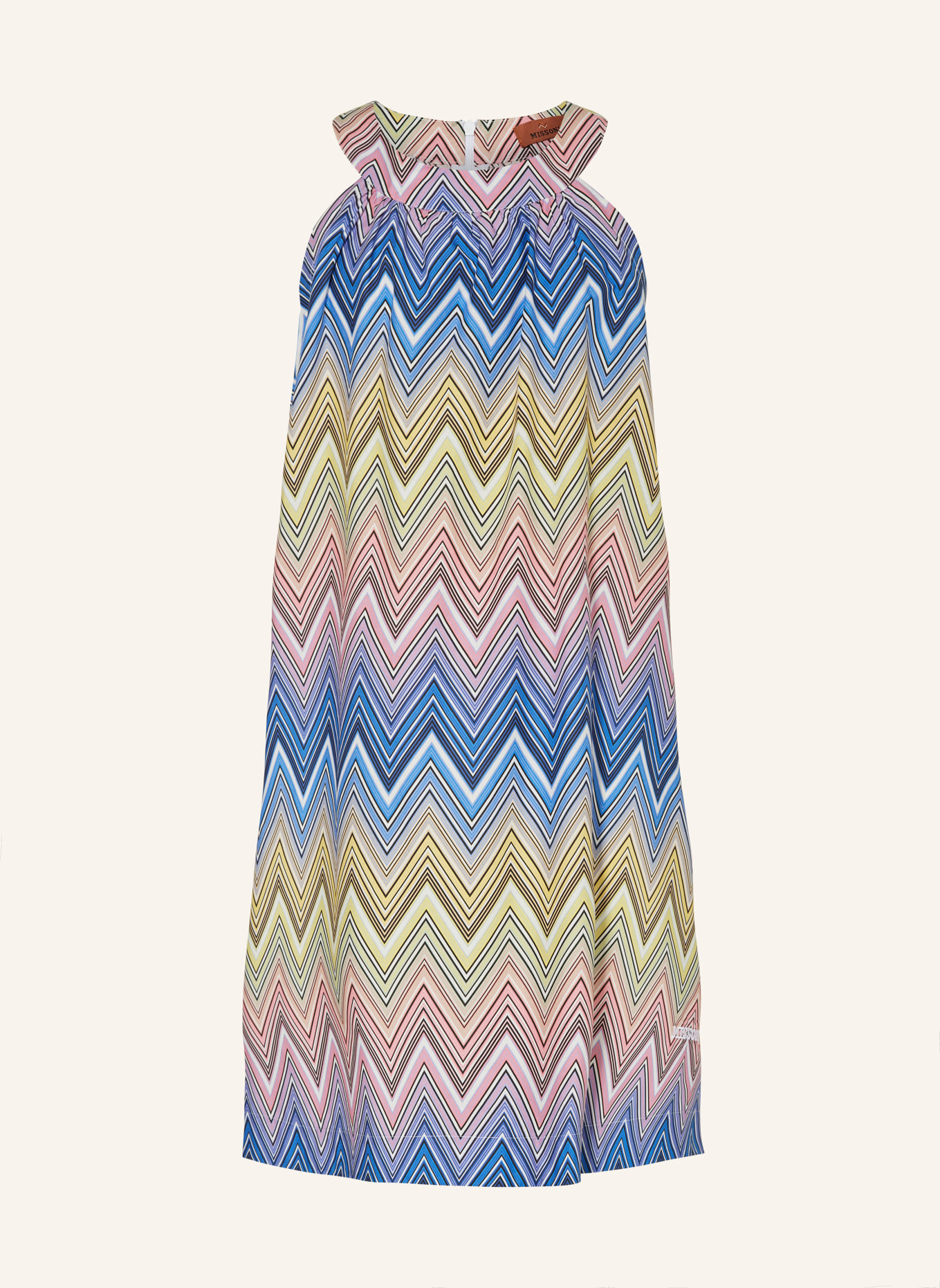 MISSONI Kleid, Farbe: BLAU/ GELB/ ROSA (Bild 1)