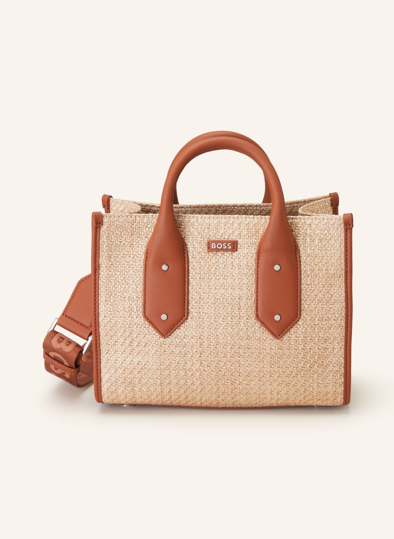BOSS Handbag SANDY SMALL, Color: LIGHT BROWN/ BROWN (Image 1)
