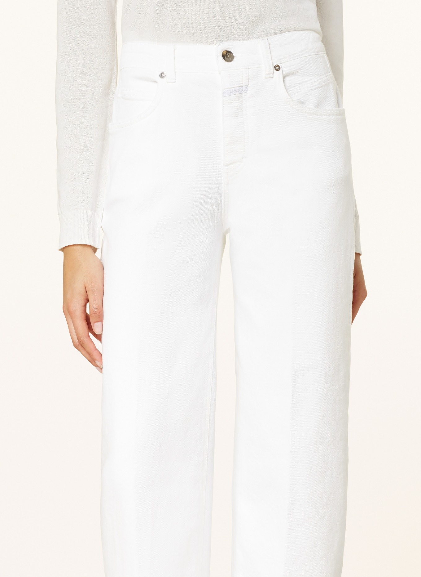 CLOSED Straight Jeans NIKKA, Farbe: 200 WHITE (Bild 5)