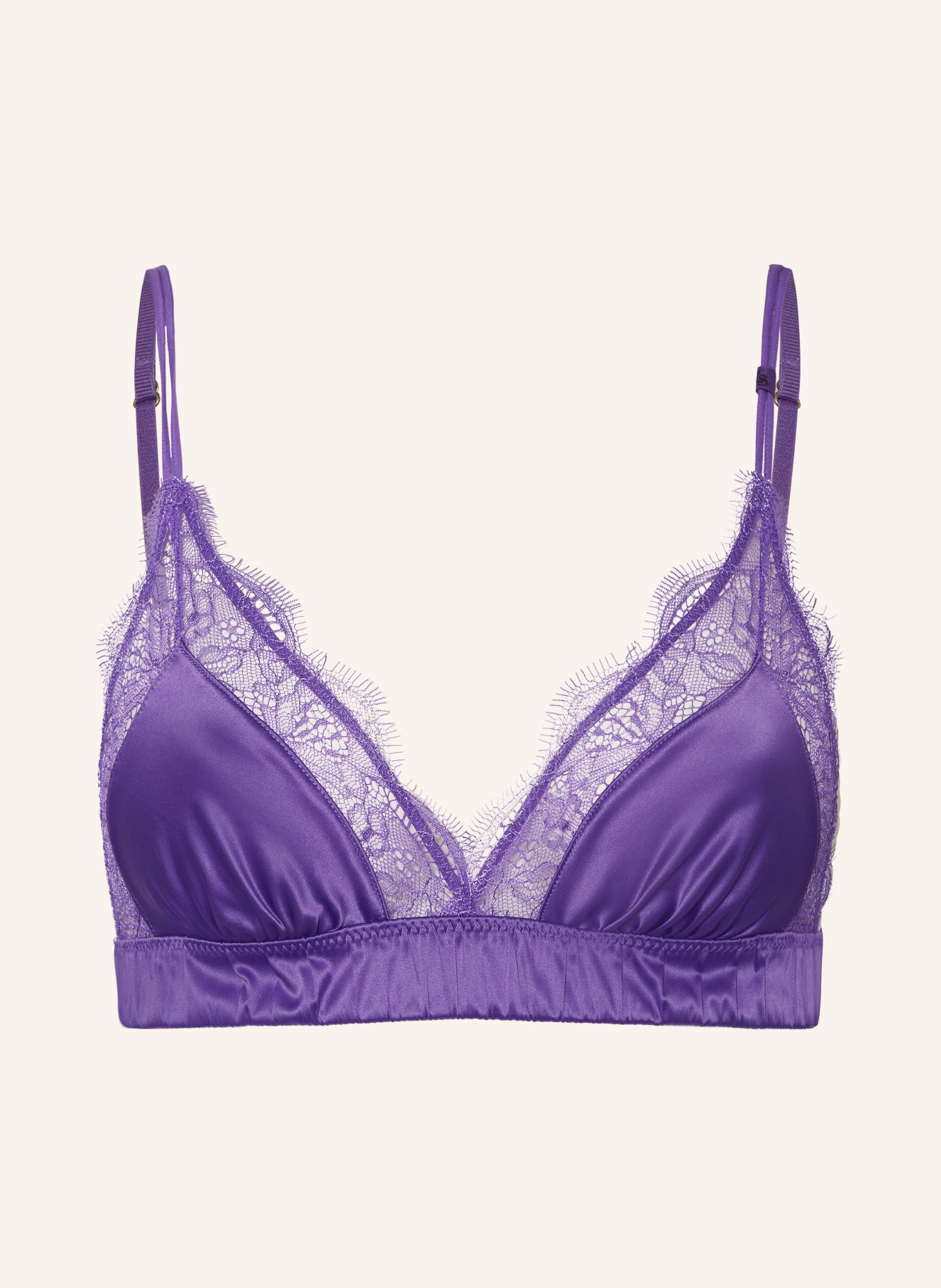 LOVE Stories Triangel-BH LOVE LACE UNPADDED, Farbe: LILA (Bild 1)