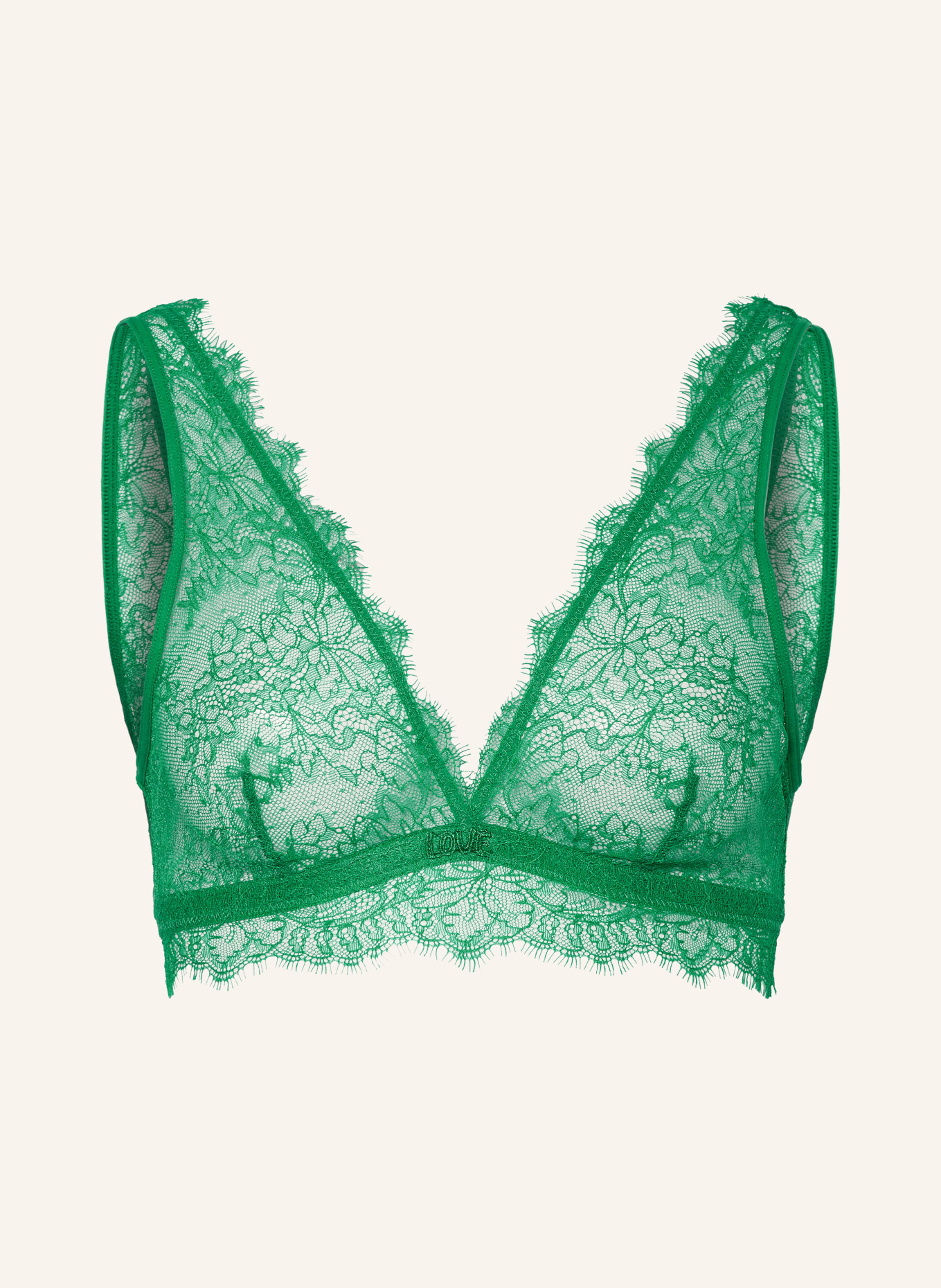 LOVE Stories Triangle bra CHERIE, Color: GREEN (Image 1)