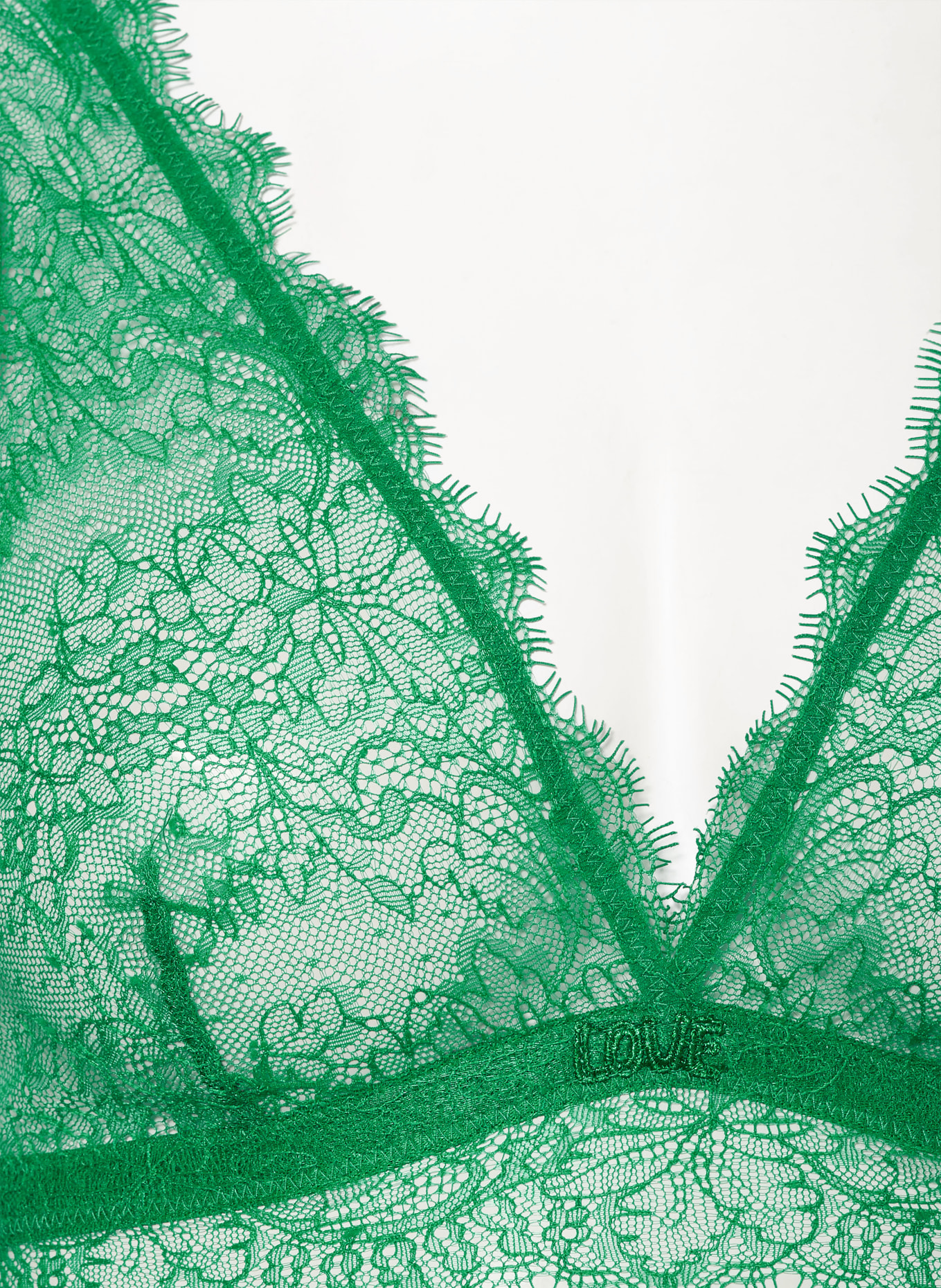 LOVE Stories Triangle bra CHERIE, Color: GREEN (Image 4)