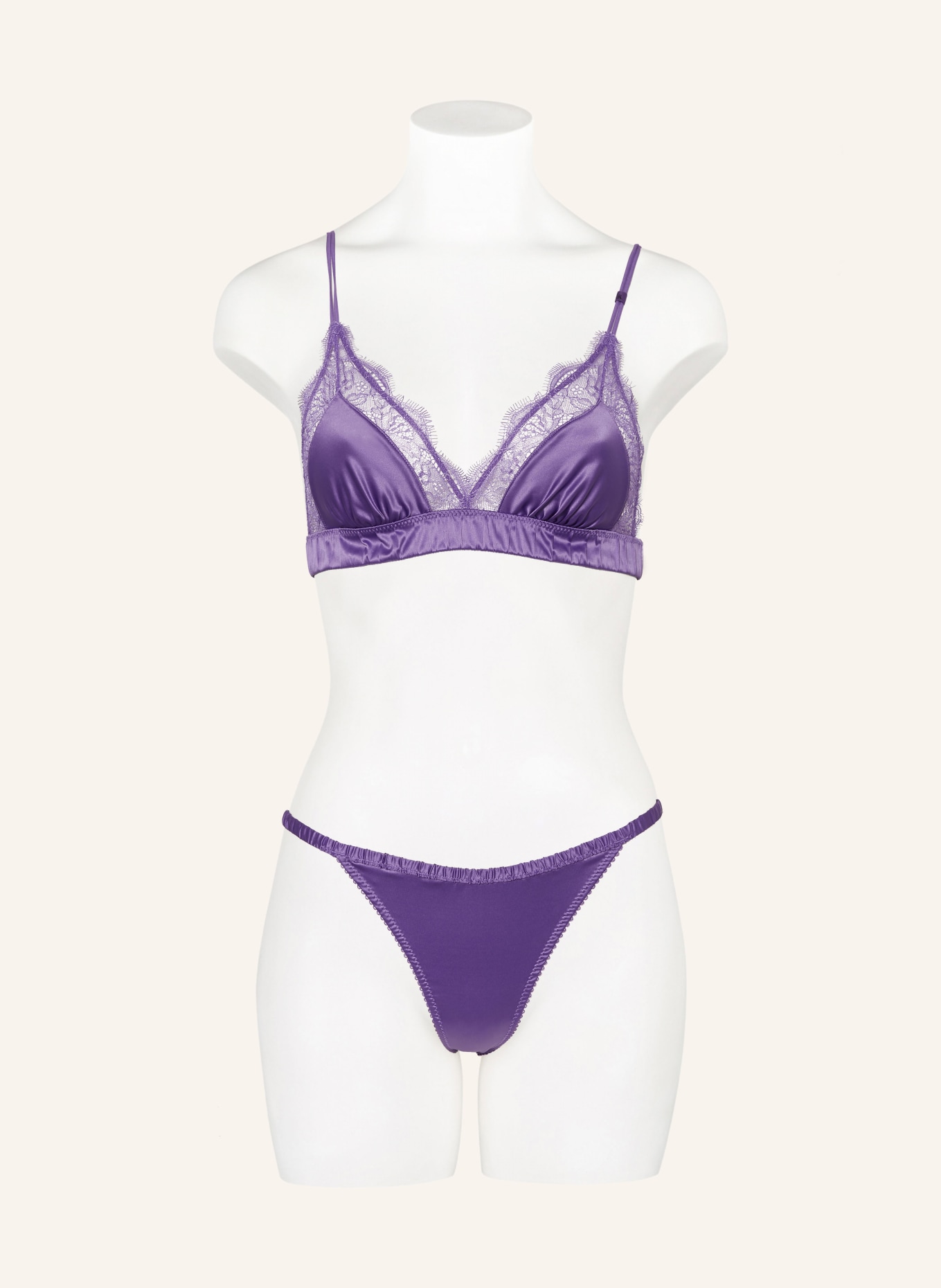 LOVE Stories Brief CHARLOTTE in satin, Color: PURPLE (Image 2)