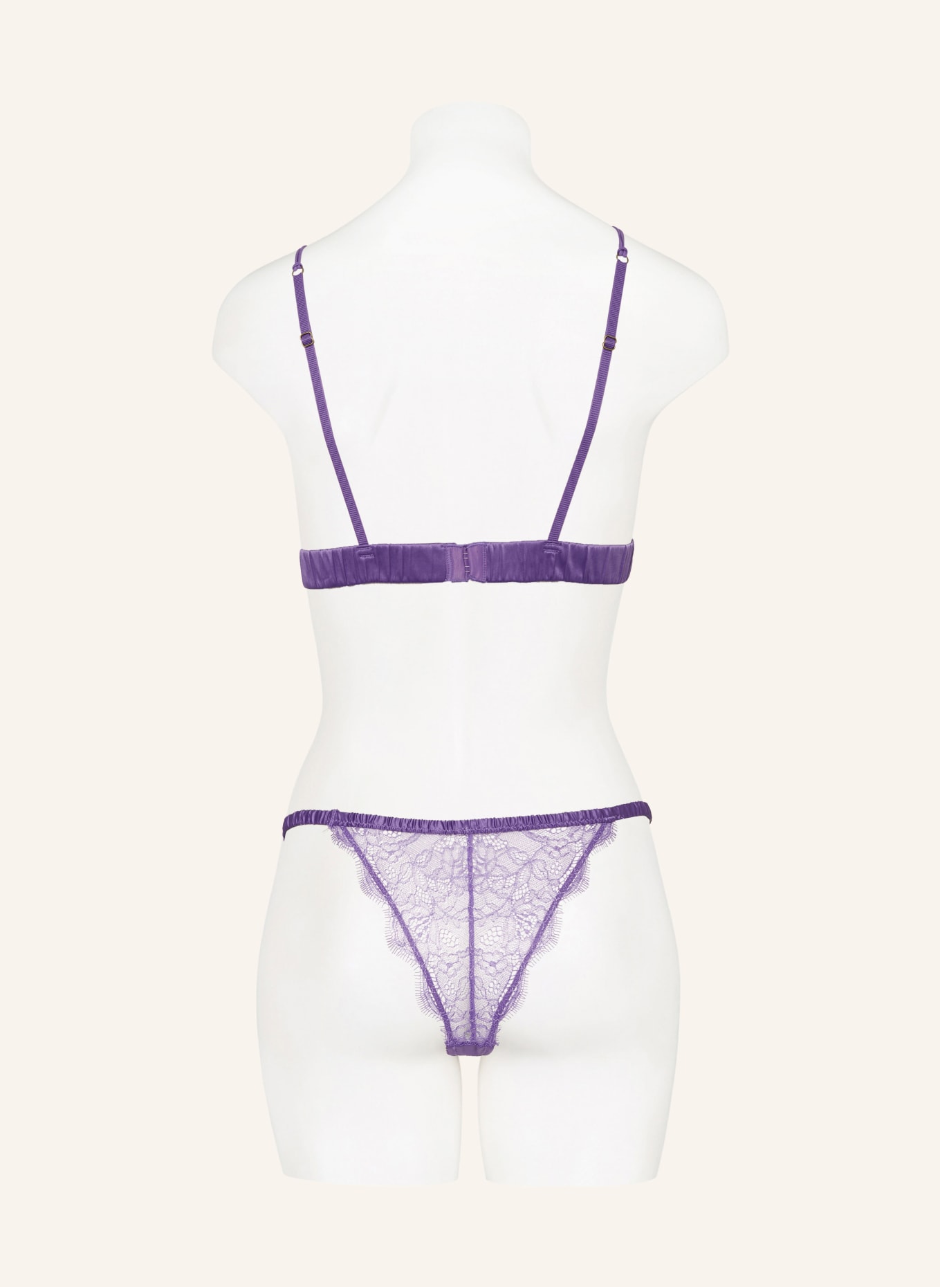 LOVE Stories Brief CHARLOTTE in satin, Color: PURPLE (Image 3)