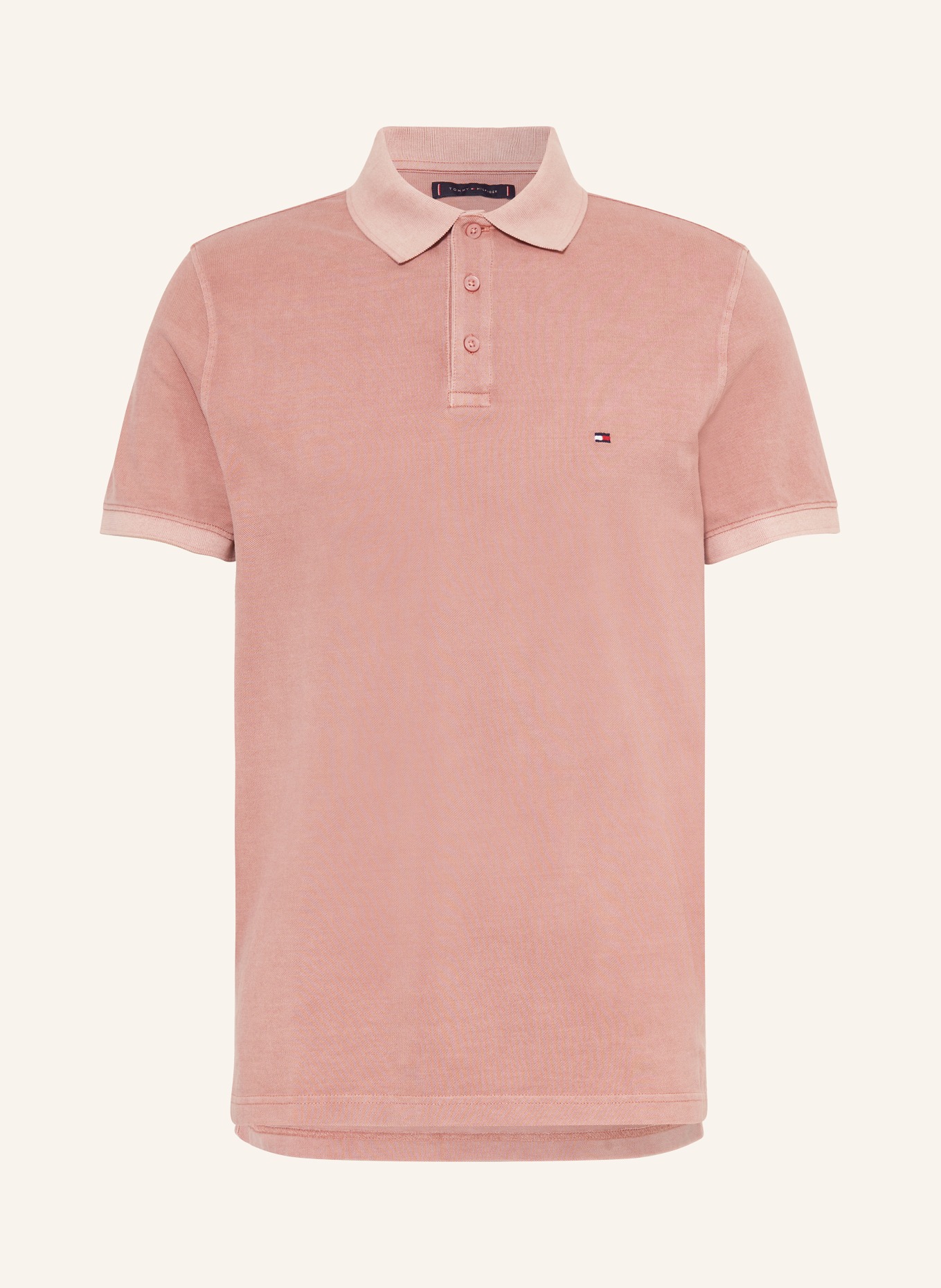 TOMMY HILFIGER Piqué-Poloshirt Regular Fit, Farbe: ALTROSA (Bild 1)