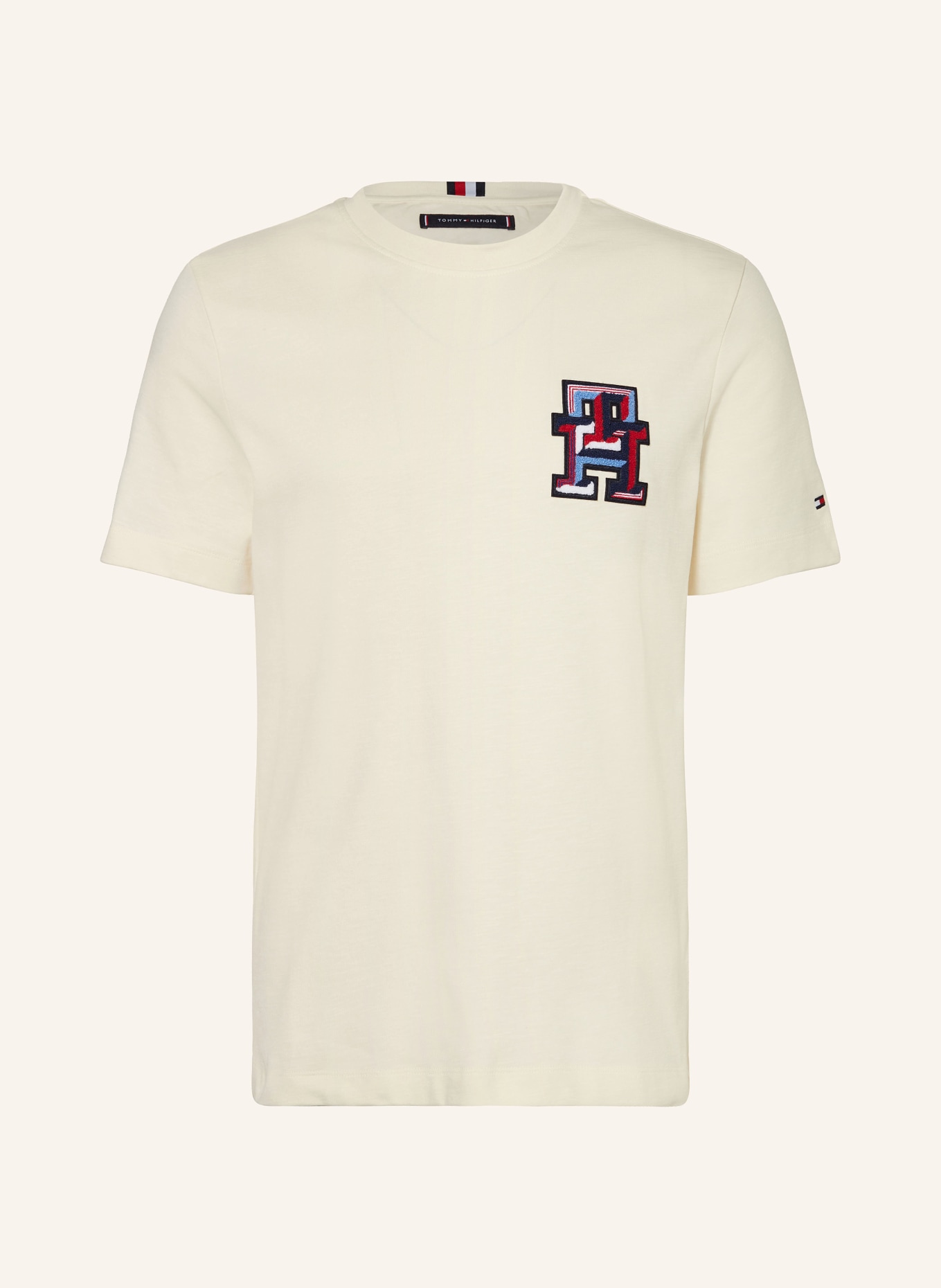 TOMMY HILFIGER T-Shirt, Farbe: BEIGE (Bild 1)