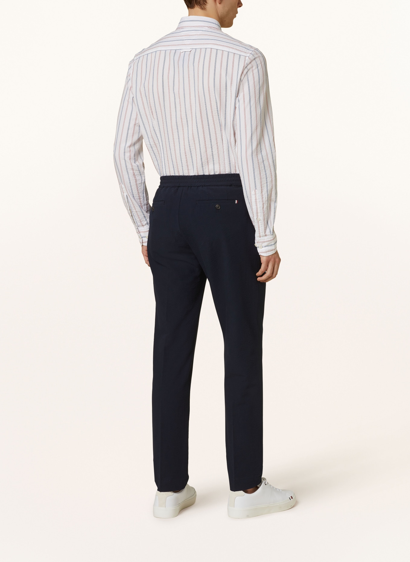 TOMMY HILFIGER Trousers HARLEM relaxed tapered fit, Color: DARK BLUE (Image 3)