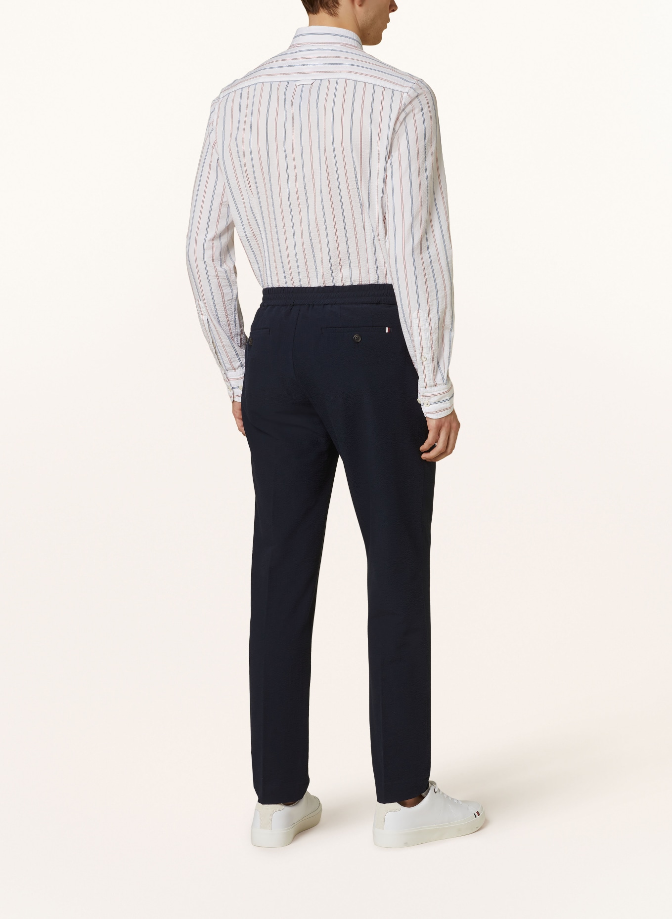 TOMMY HILFIGER Spodnie HARLEM relaxed tapered fit, Kolor: GRANATOWY (Obrazek 3)