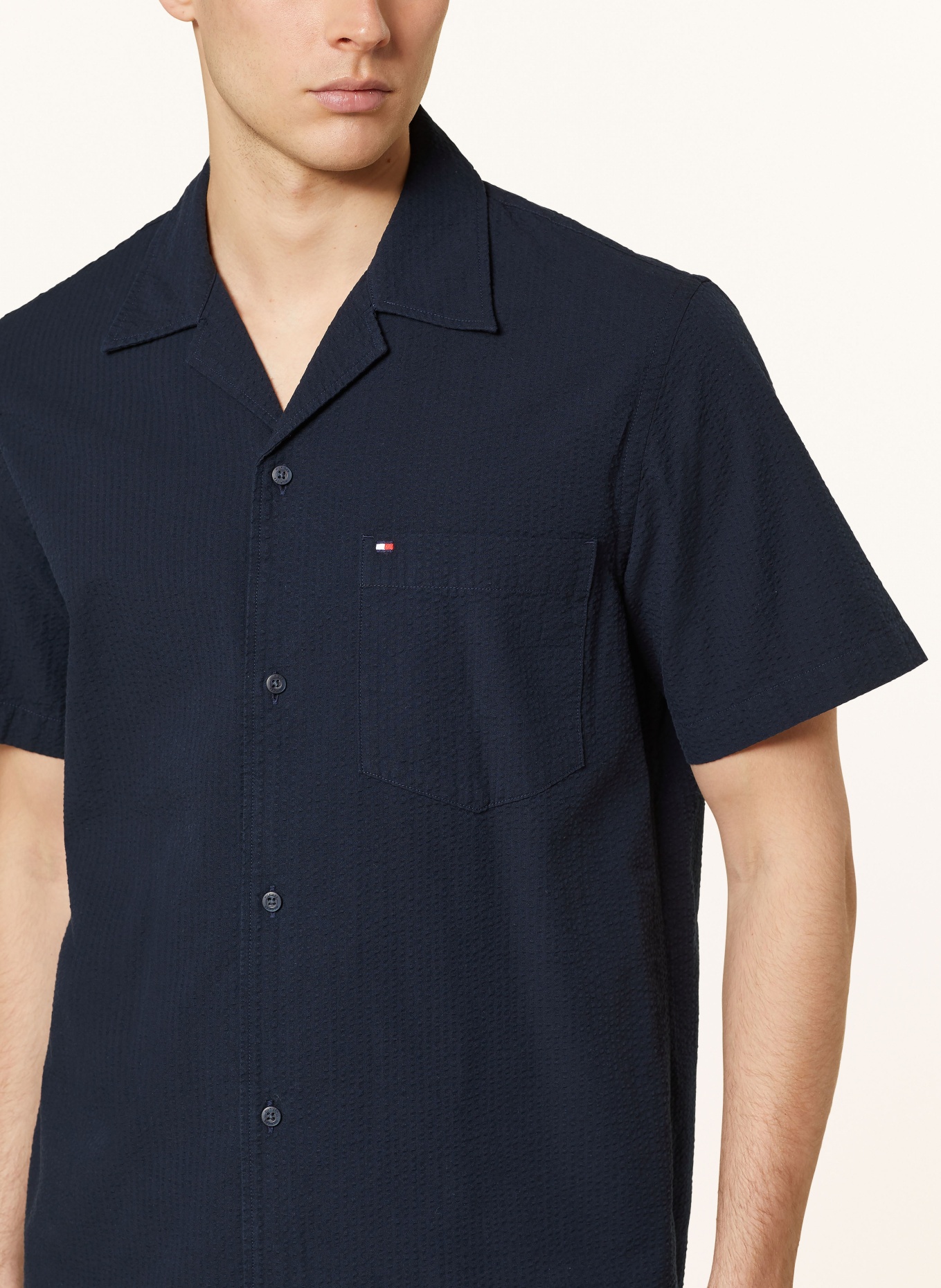 TOMMY HILFIGER Resort shirt regular fit, Color: DARK BLUE (Image 4)