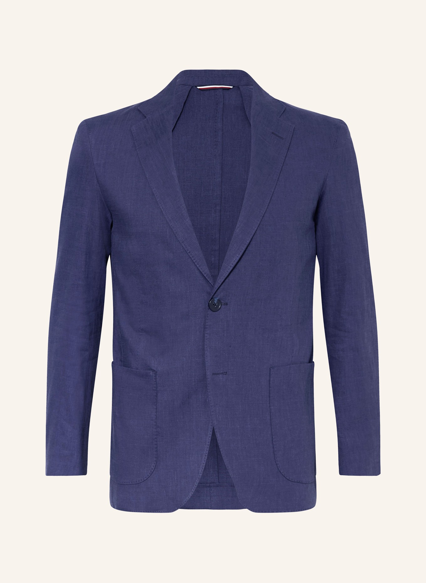 TOMMY HILFIGER Linen jacket regular fit, Color: C5J Anchor Blue (Image 1)