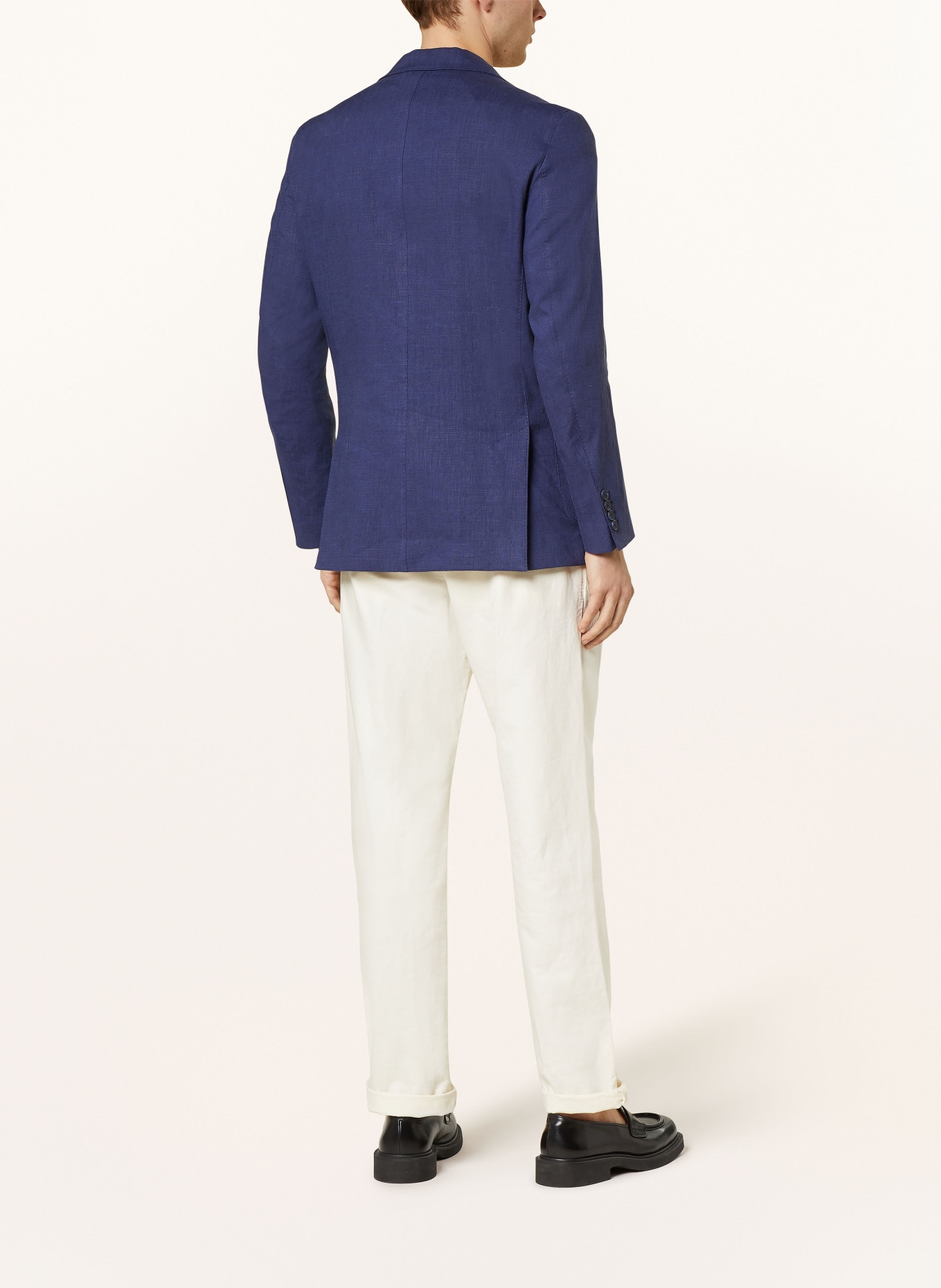 TOMMY HILFIGER Linen jacket regular fit, Color: C5J Anchor Blue (Image 3)