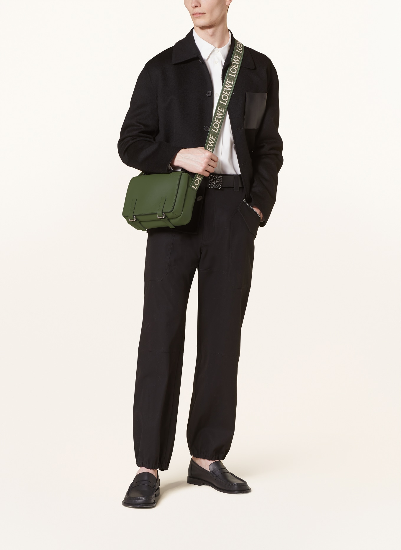 LOEWE Umhangetasche MILITARY MESSENGER XS