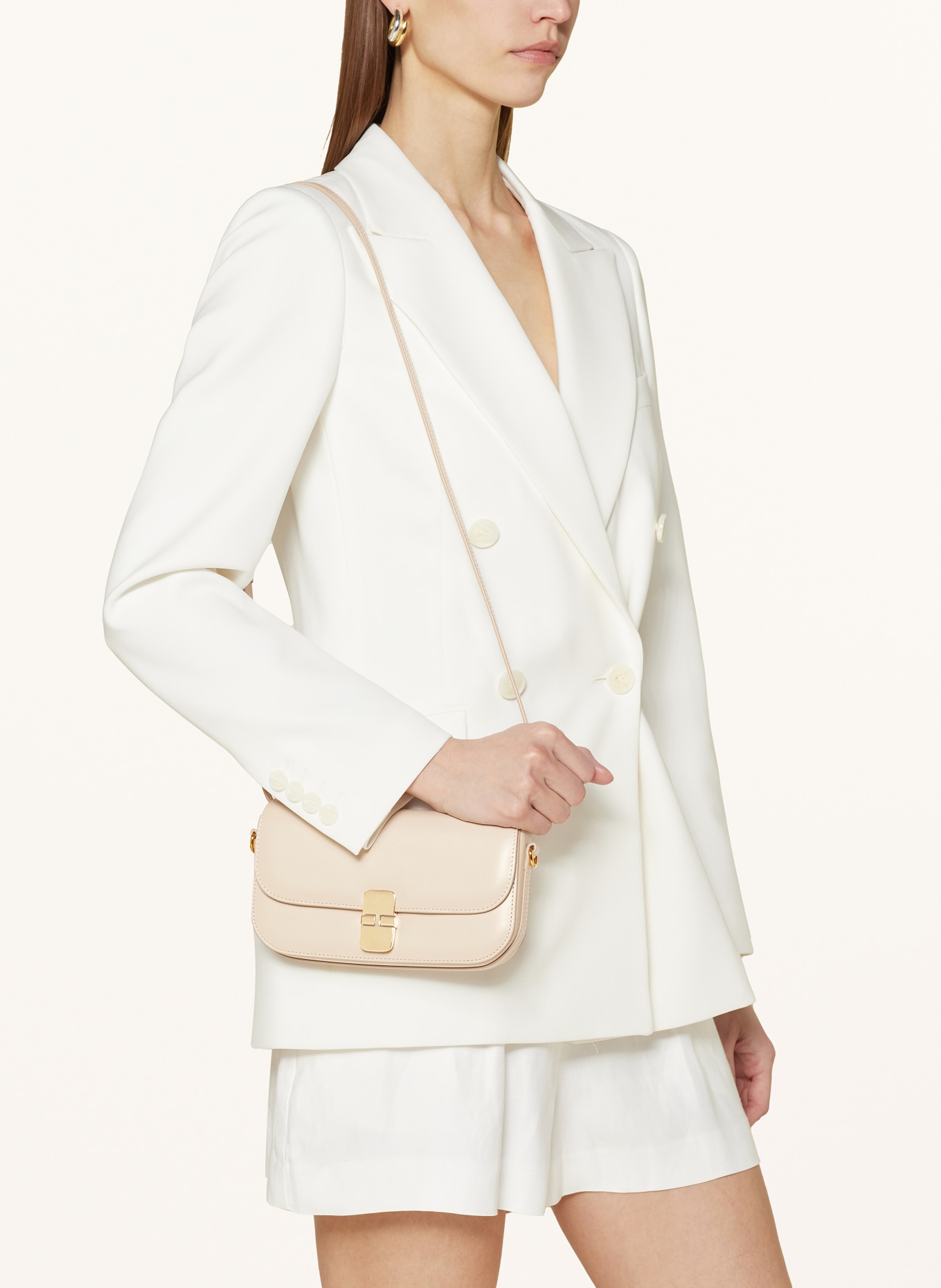 A.P.C. Crossbody bag GRACE, Color: CREAM (Image 4)