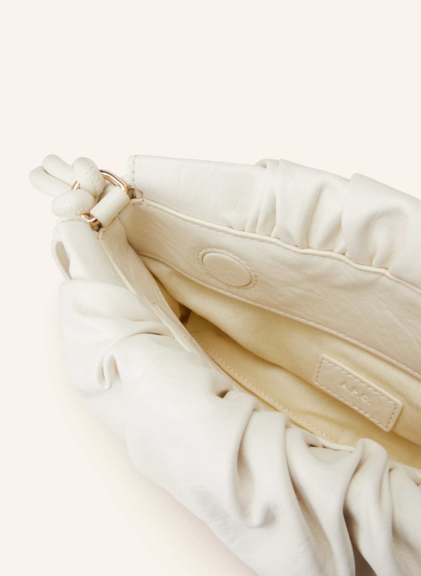 A.P.C. Shoulder bag NINON MINI, Color: WHITE (Image 3)