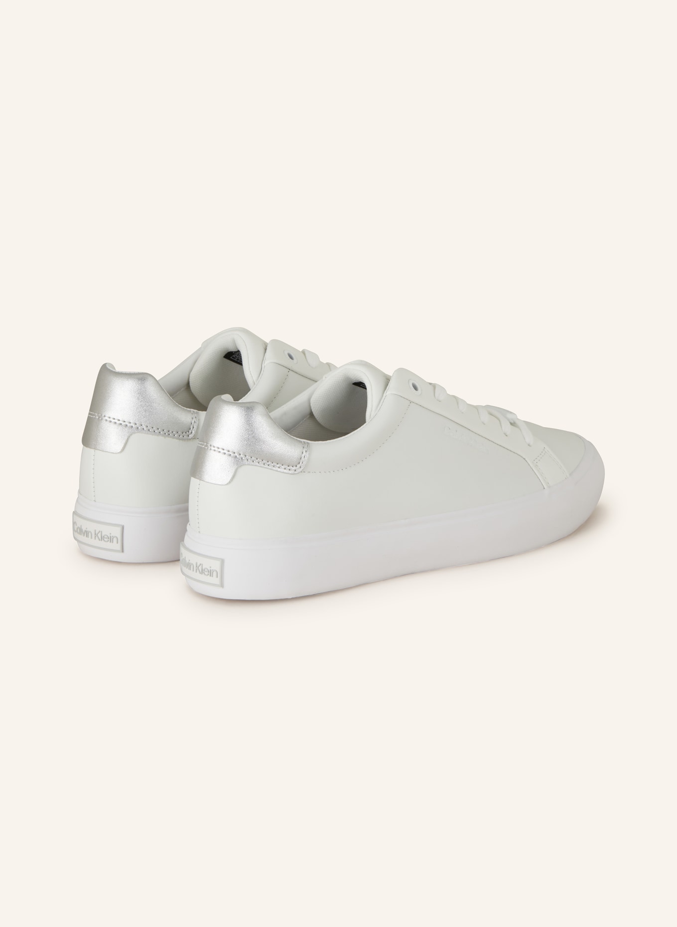 Calvin Klein Sneakers, Color: WHITE/ SILVER (Image 2)