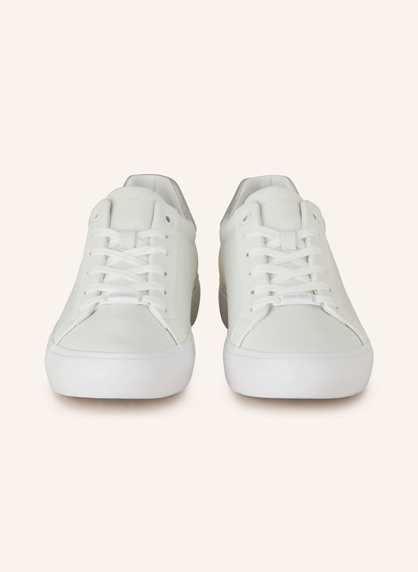 Calvin Klein Sneakers, Color: WHITE/ SILVER (Image 3)
