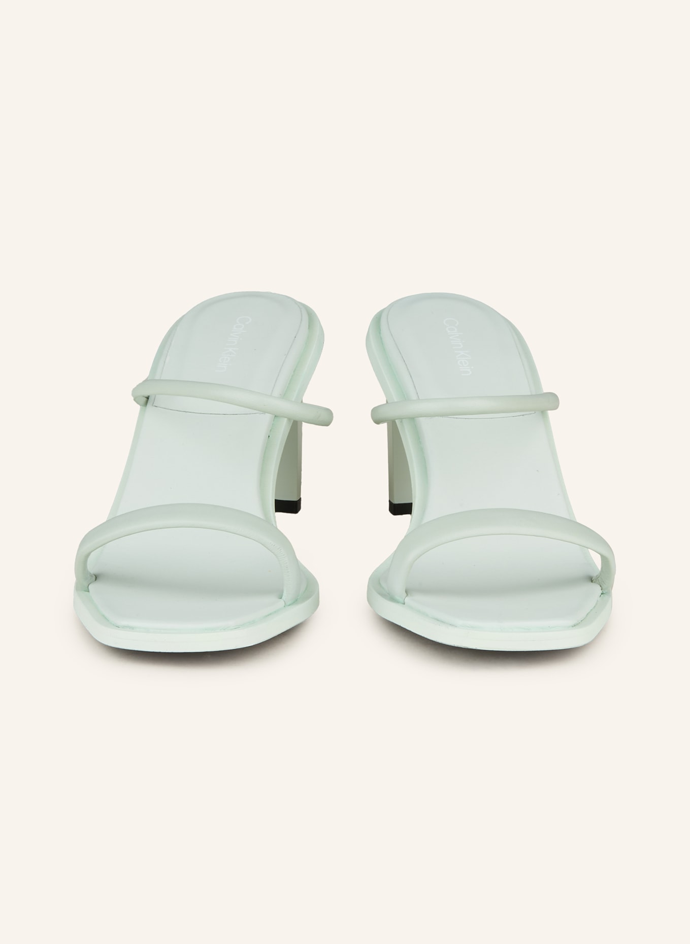 Calvin Klein mules: LICHTGROEN