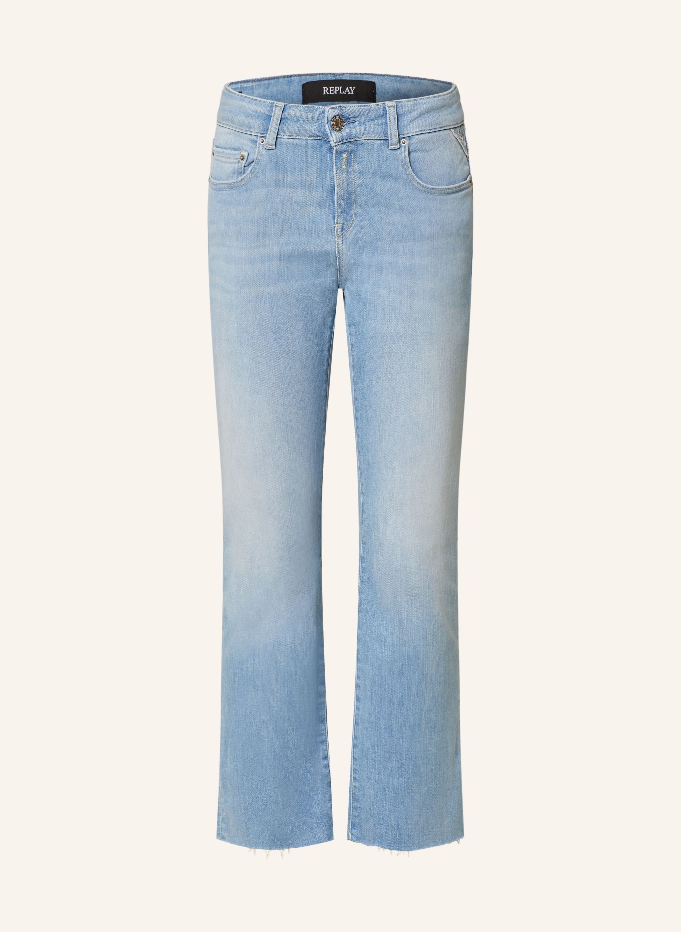 REPLAY Flared Jeans FAABY, Farbe: 010 LIGHT BLUE (Bild 1)
