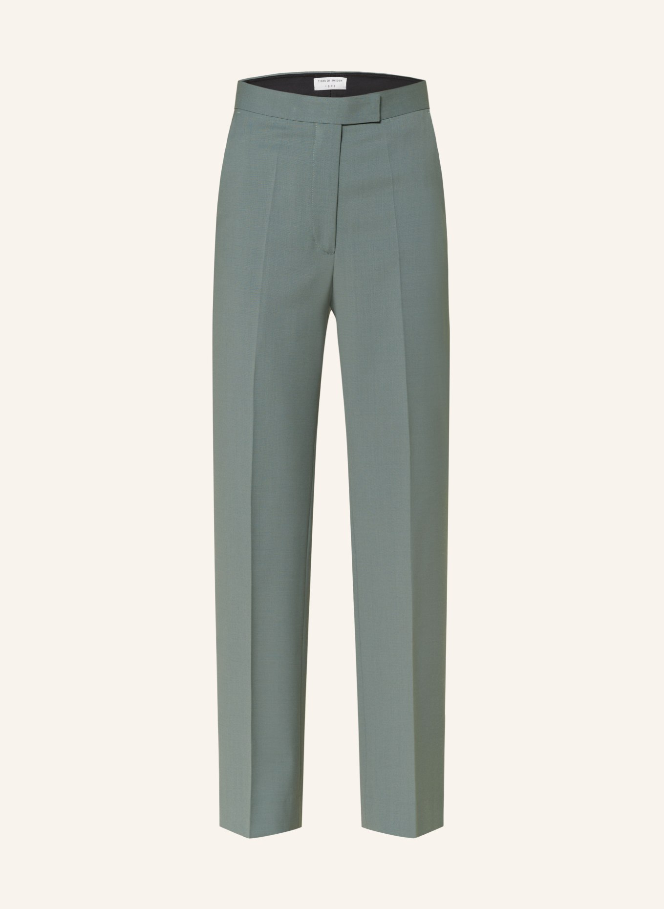 TIGER OF SWEDEN Wide leg trousers FRAGRIA, Color: 48J Dark Mint (Image 1)