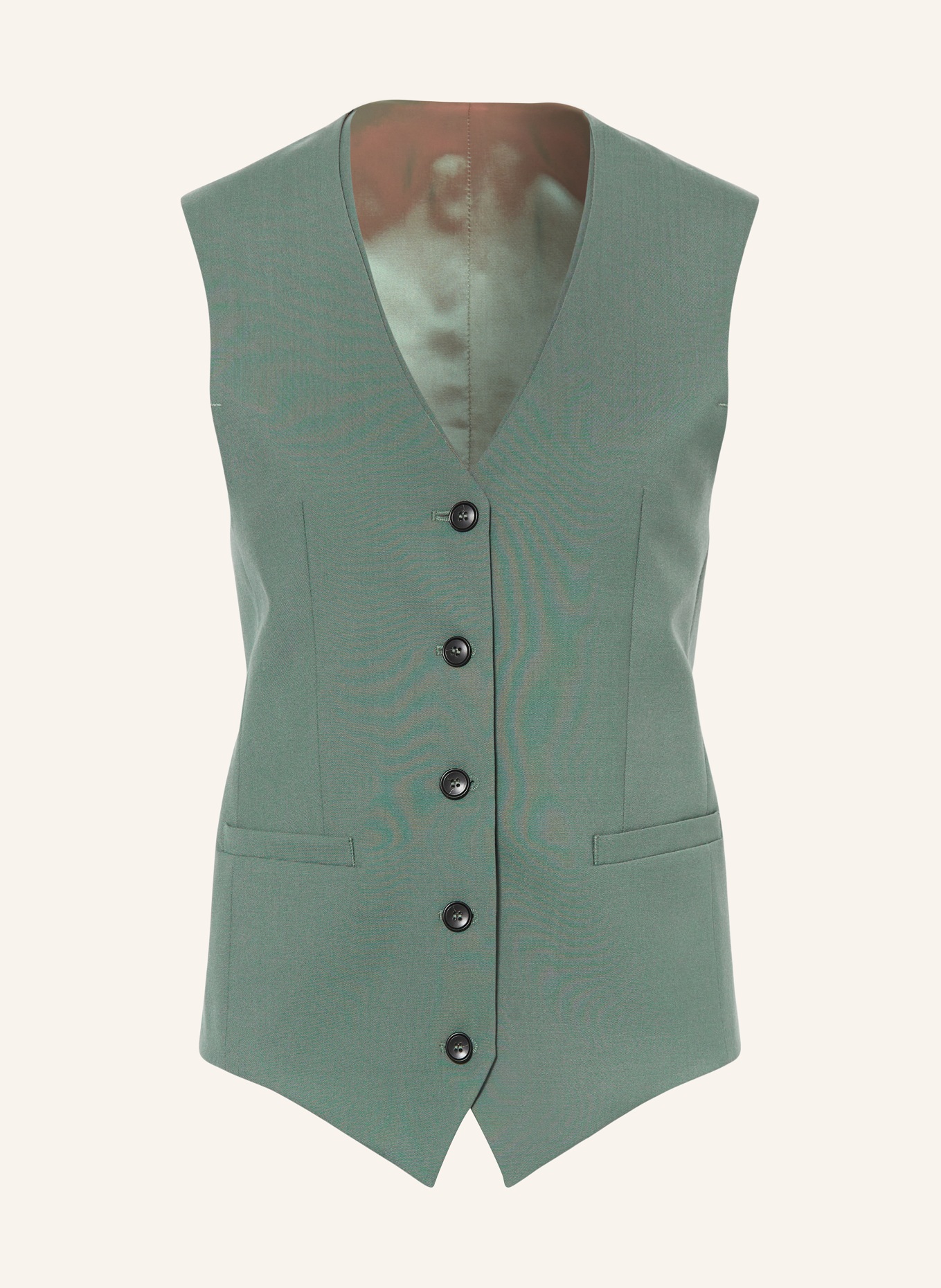 TIGER OF SWEDEN Blazer vest ERLIE, Color: GREEN (Image 1)
