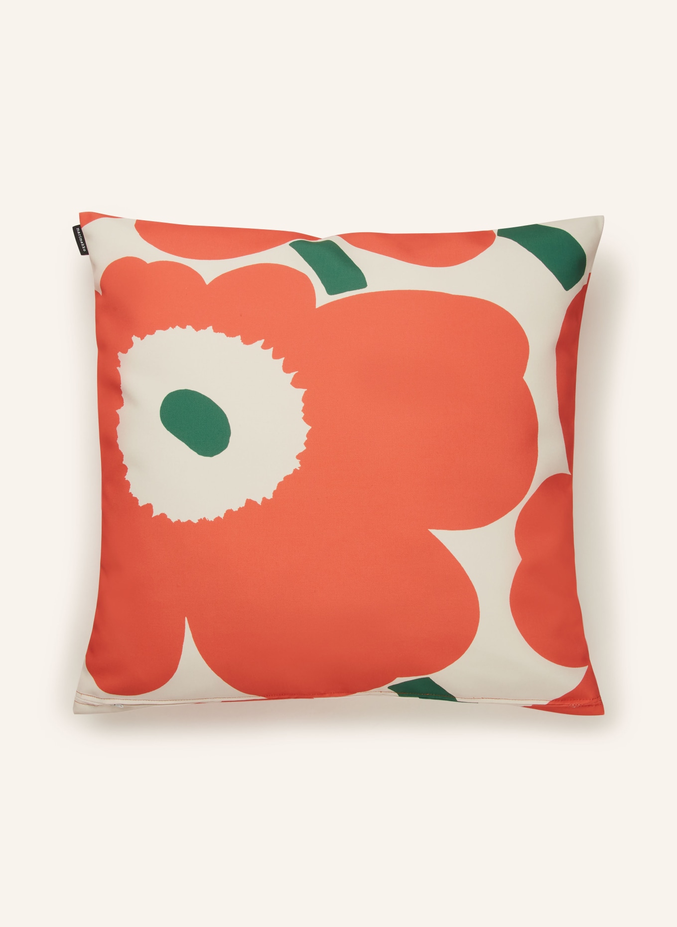 marimekko Decorative cushion UNIKKO, Color: ECRU/ ORANGE/ GREEN (Image 2)