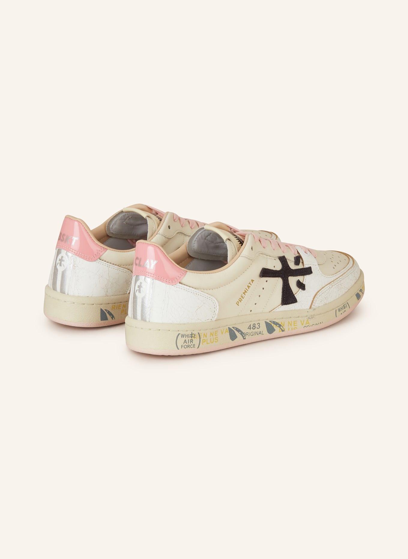 PREMIATA Sneakers CLAYD, Color: WHITE/ PINK/ PINK (Image 2)