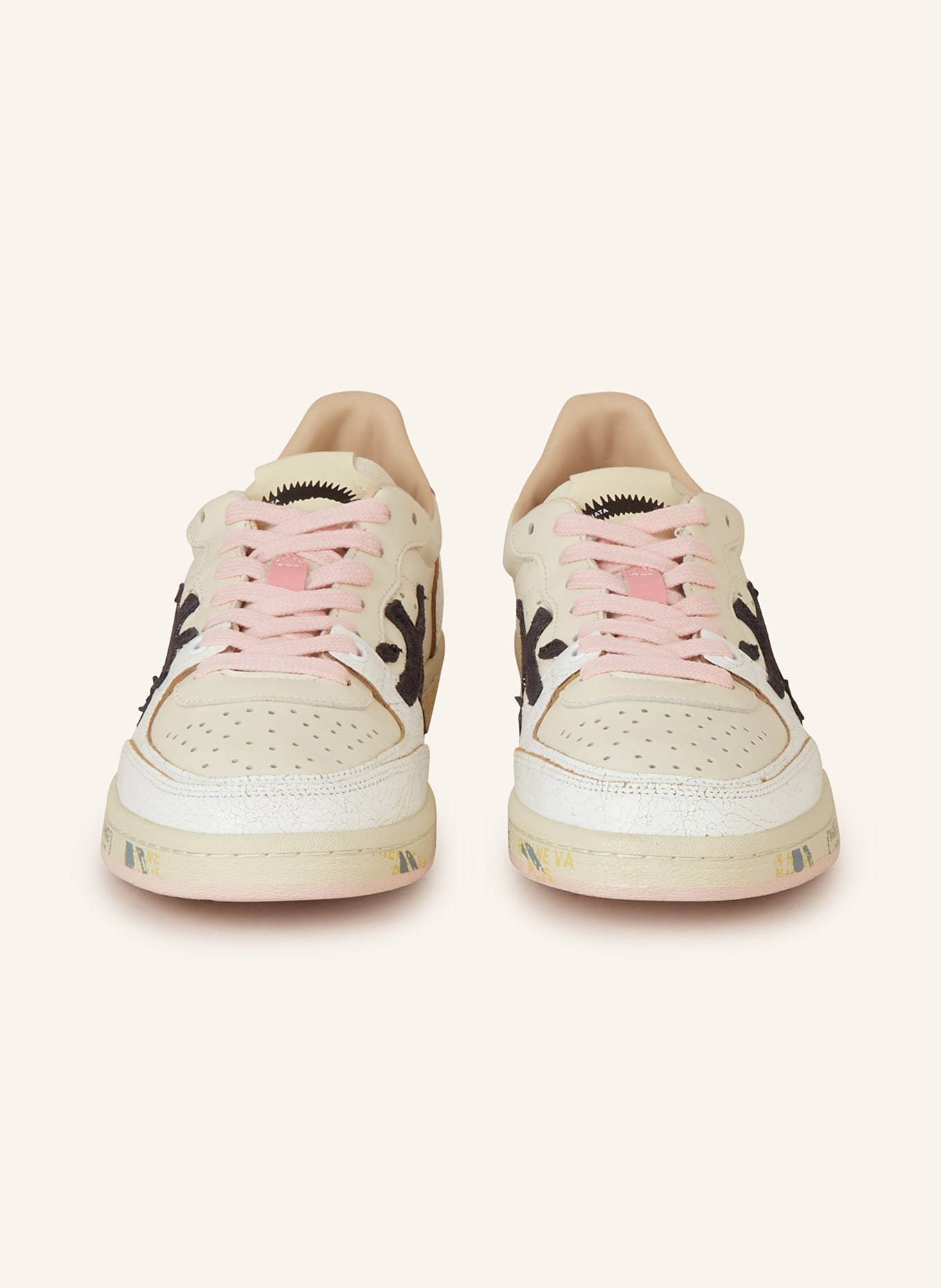 PREMIATA Sneakers CLAYD, Color: WHITE/ PINK/ PINK (Image 3)