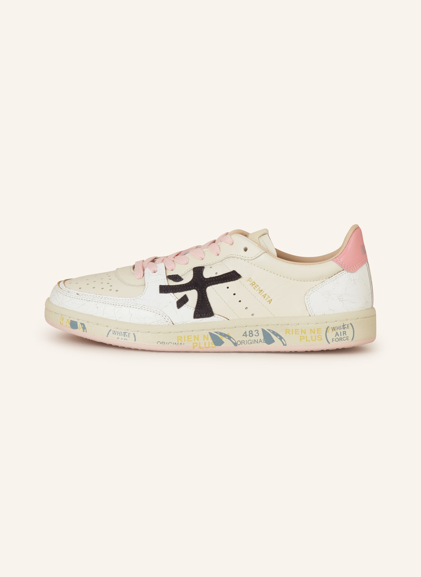 PREMIATA Sneakers CLAYD, Color: WHITE/ PINK/ PINK (Image 4)