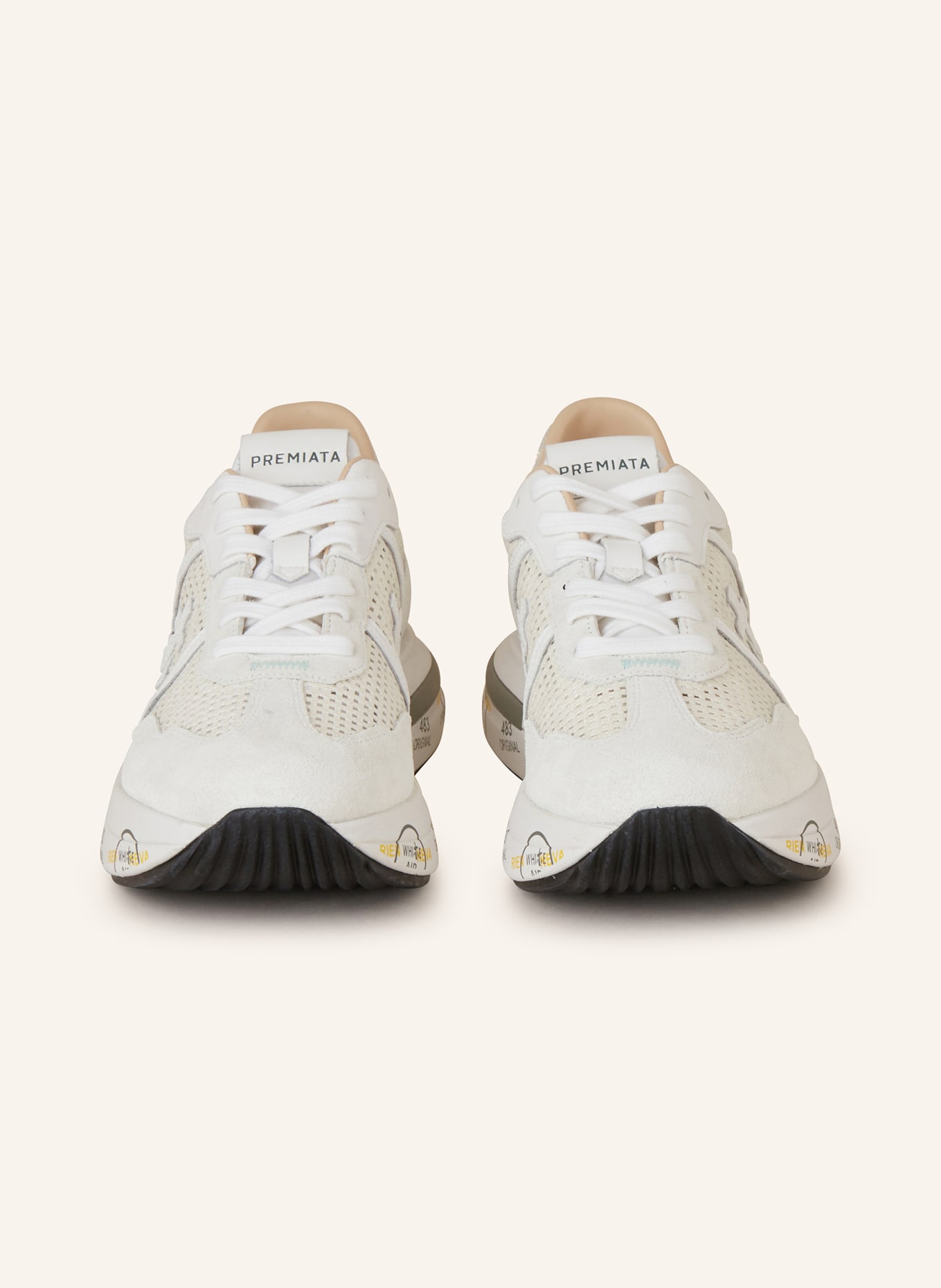 PREMIATA Sneakers CASSIE with sequins, Color: WHITE (Image 3)