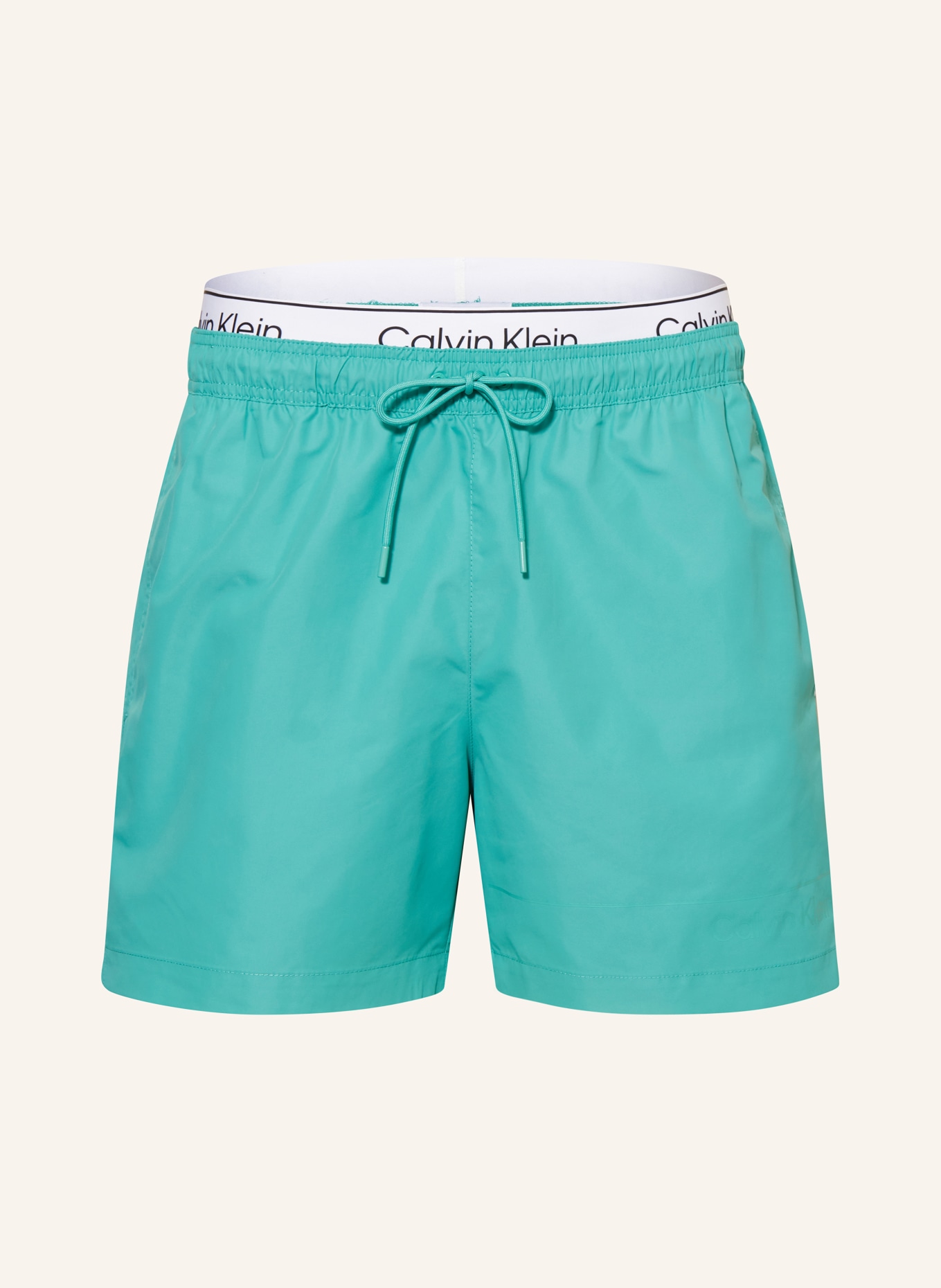 Calvin Klein Swim shorts CK META LEGACY, Color: LIGHT GREEN (Image 1)