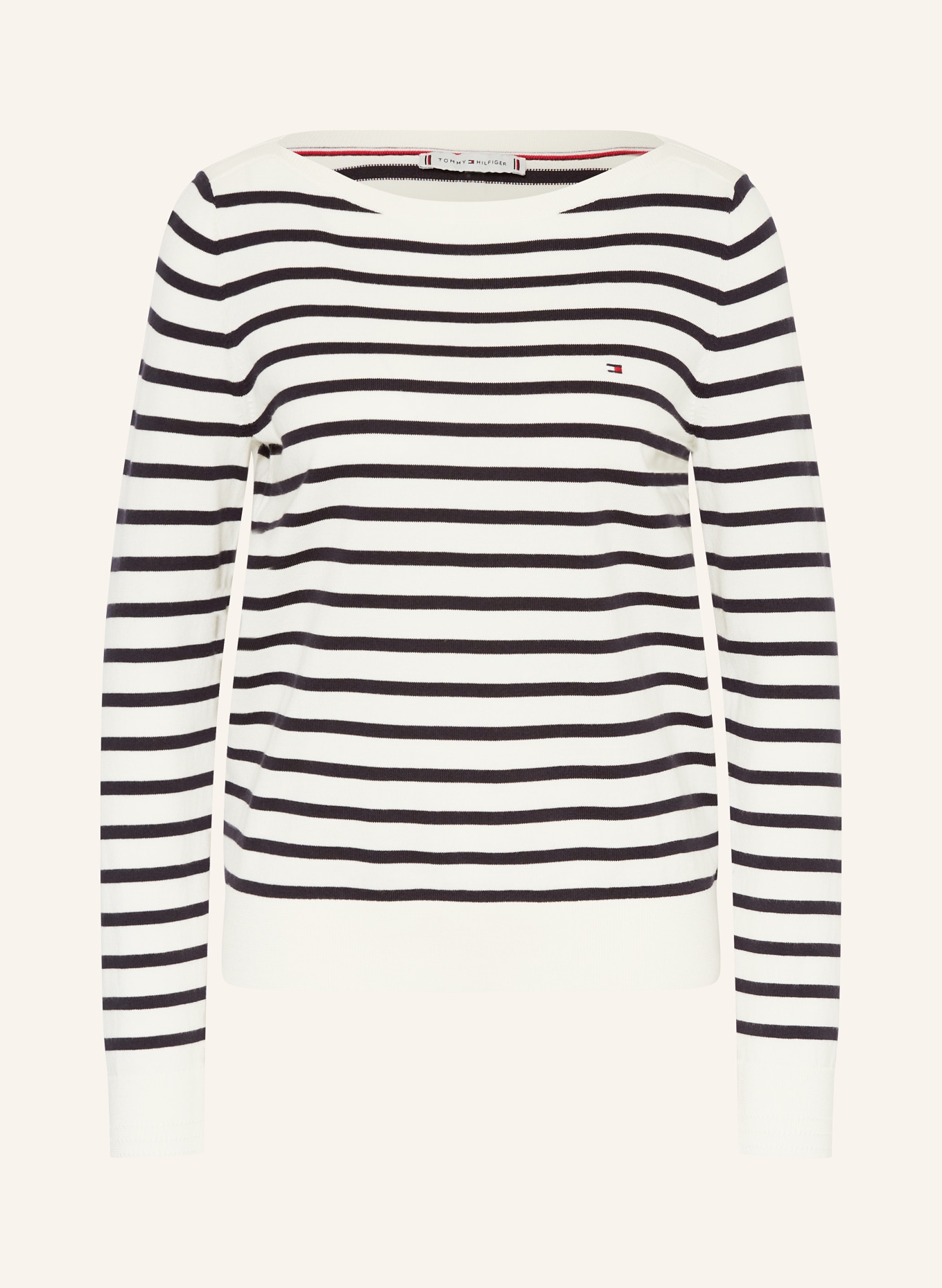 TOMMY HILFIGER Pullover, Farbe: ECRU/ DUNKELBLAU (Bild 1)