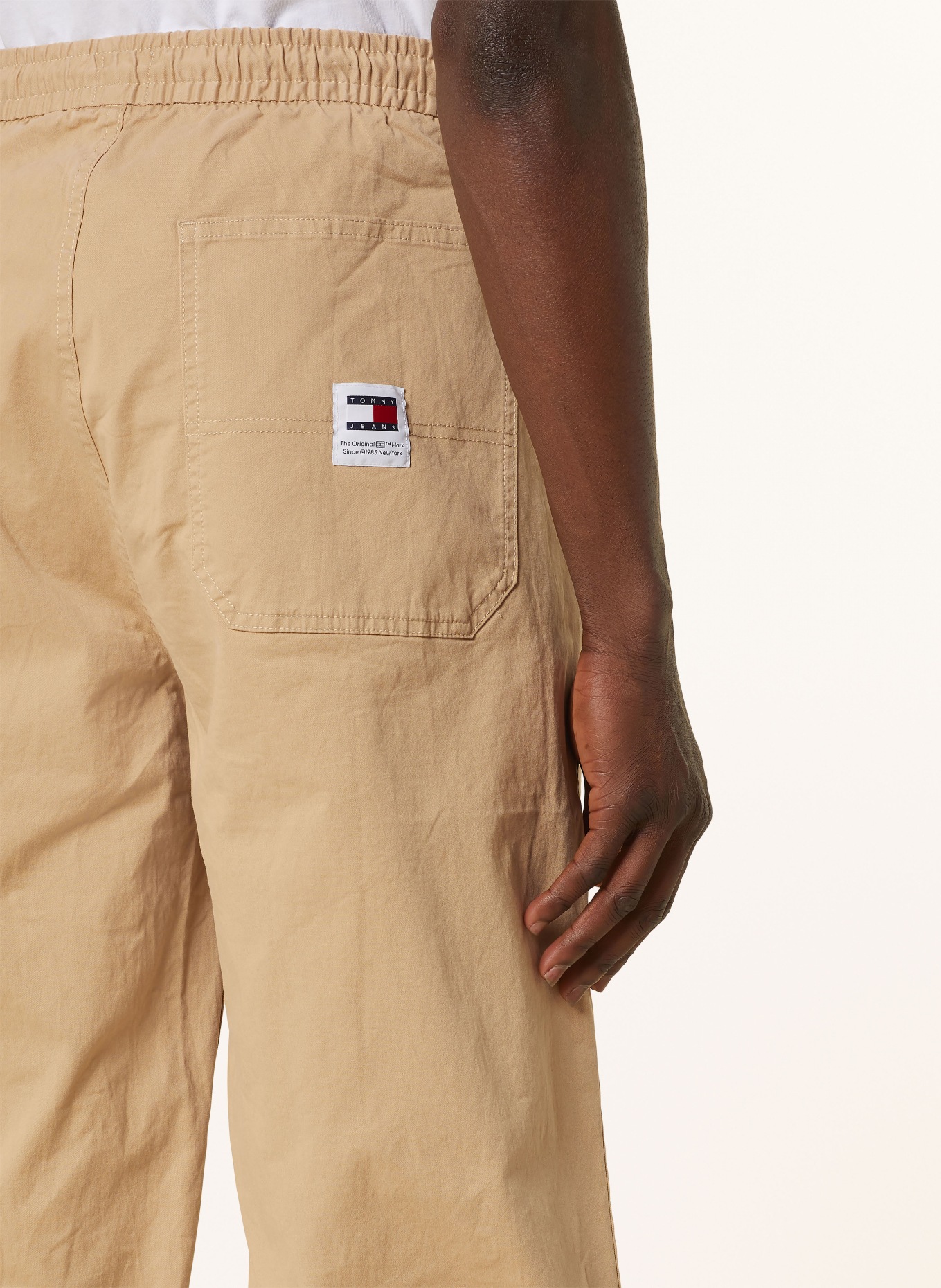 TOMMY JEANS Trousers AIDEN in jogger style tapered fit, Color: LIGHT BROWN (Image 6)