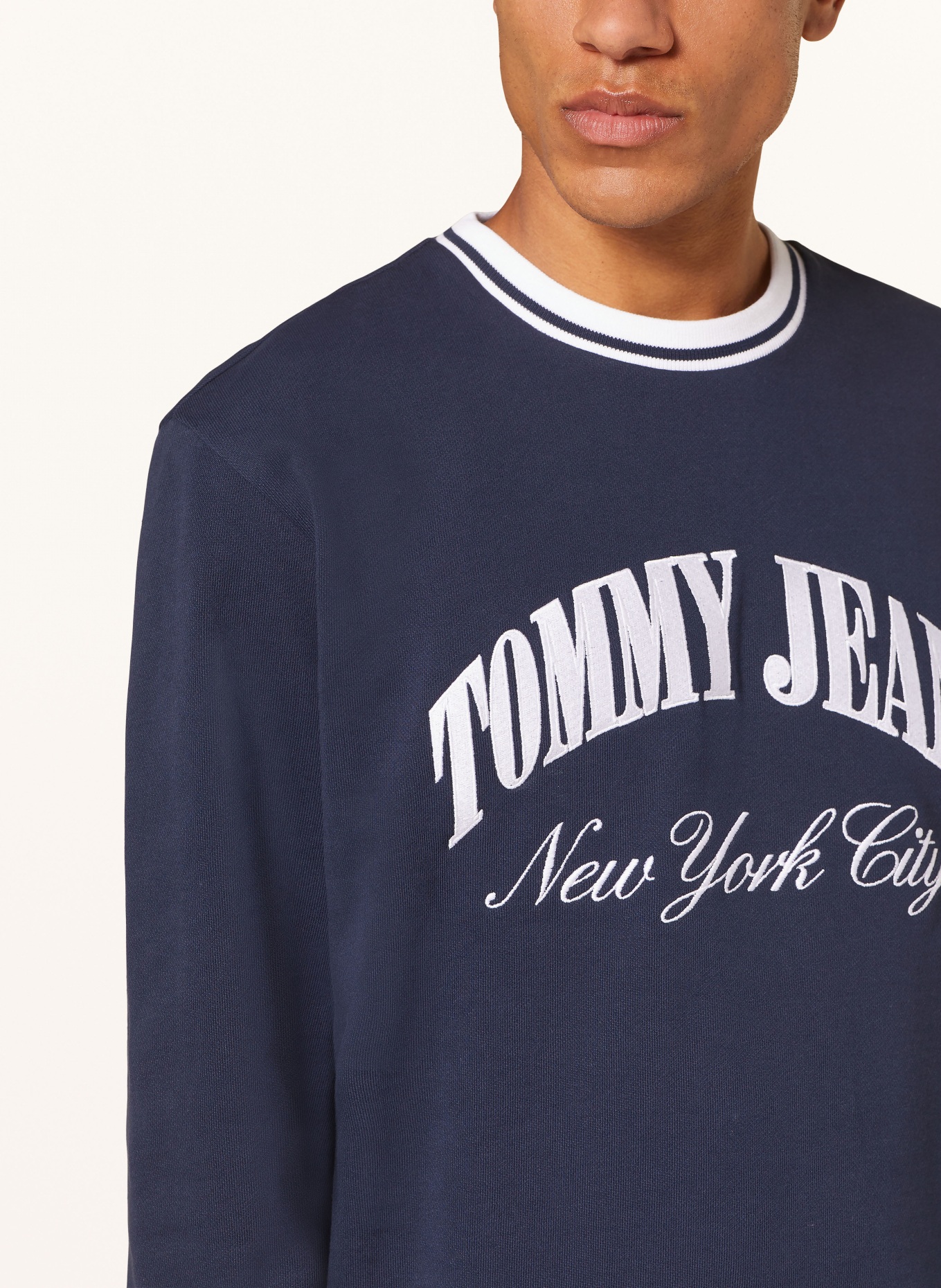 TOMMY JEANS Sweatshirt, Color: DARK BLUE/ WHITE (Image 4)