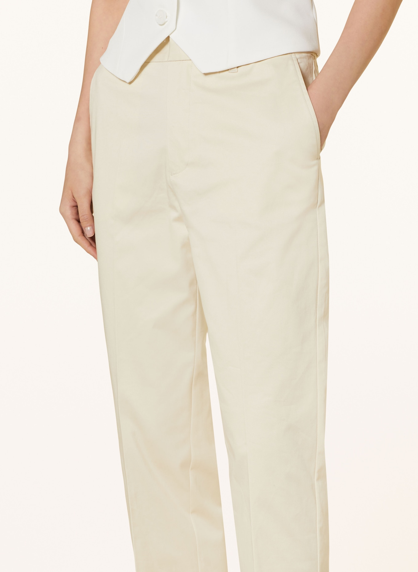 SCOTCH & SODA 7/8 trousers ABOTT, Color: ECRU (Image 5)