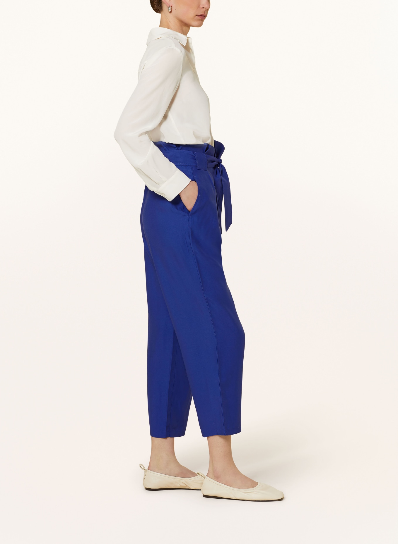 SCOTCH & SODA Paper bag trousers DAISY, Color: BLUE (Image 4)