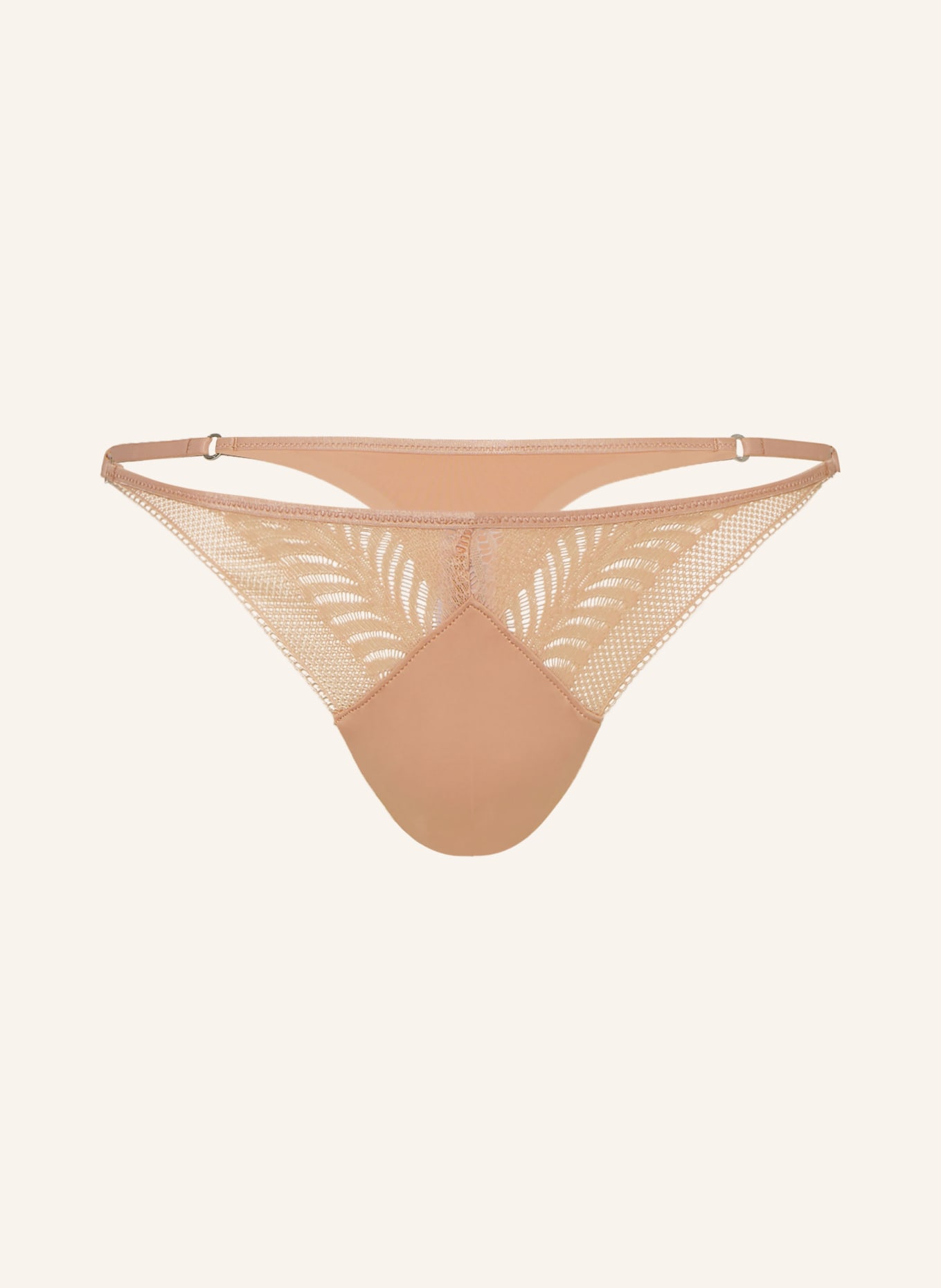 Calvin Klein Thong MINIMALIST LACE, Color: NUDE (Image 1)