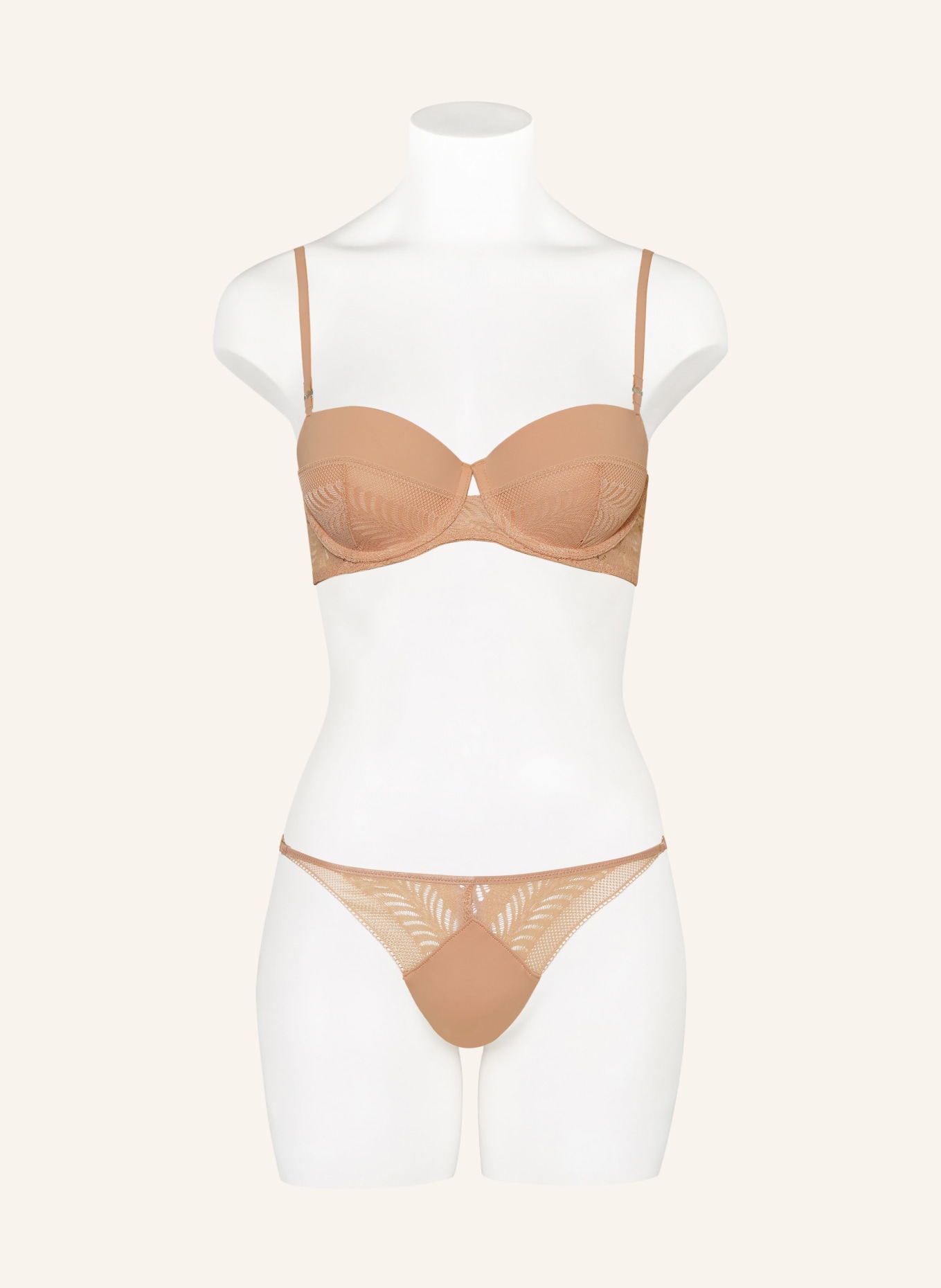 Calvin Klein Thong MINIMALIST LACE, Color: NUDE (Image 2)