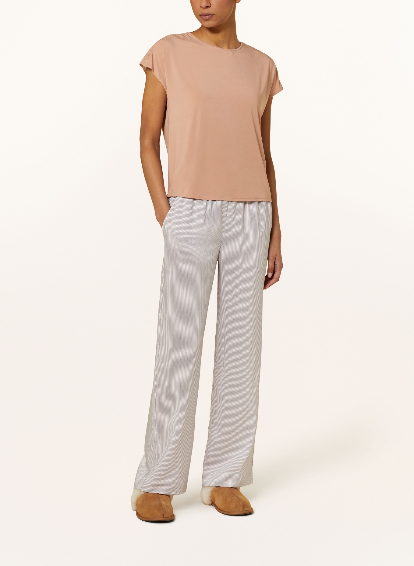 Calvin Klein Pajama shirt MINIMALIST, Color: NUDE (Image 2)