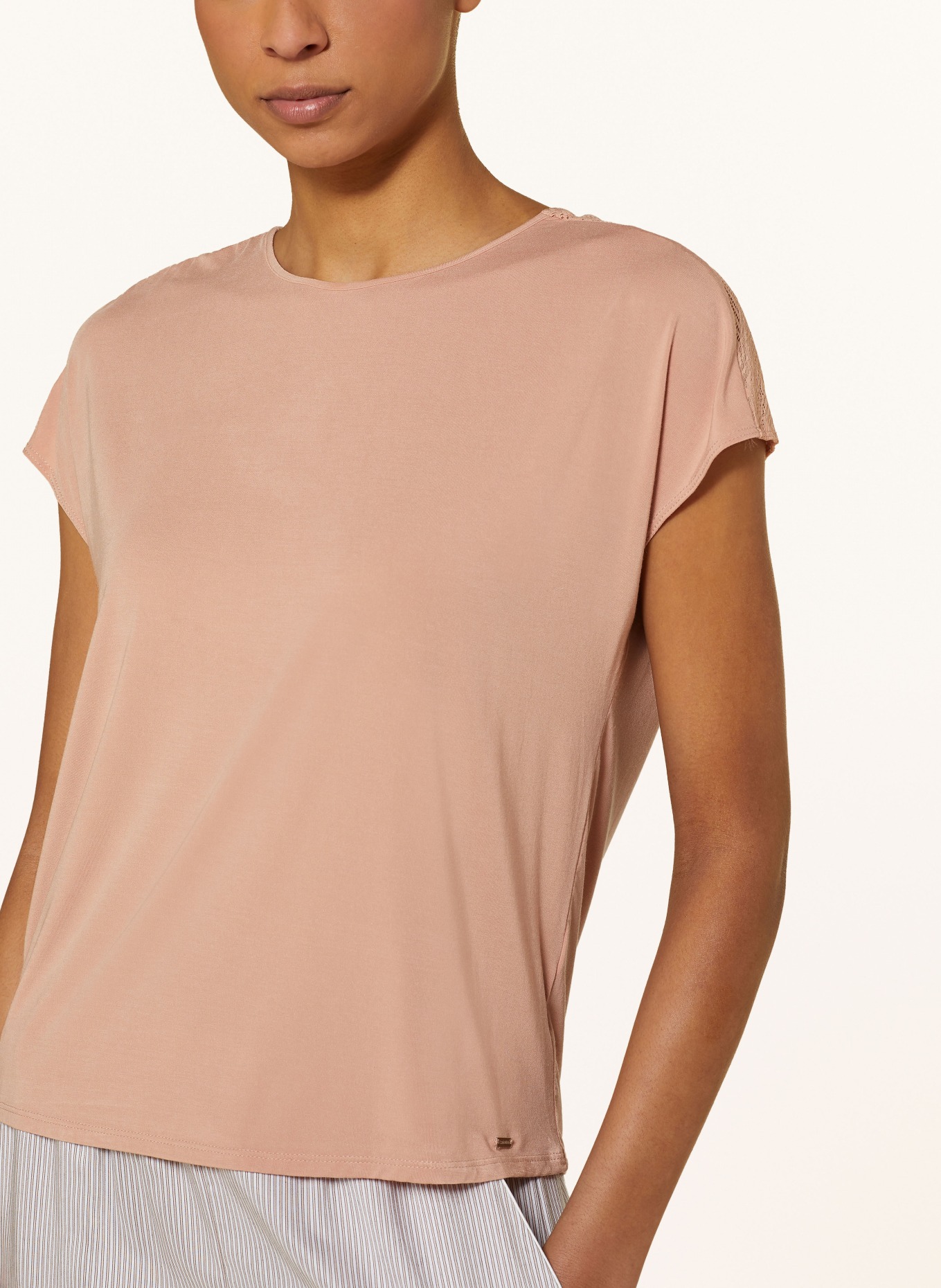 Calvin Klein Pajama shirt MINIMALIST, Color: NUDE (Image 4)