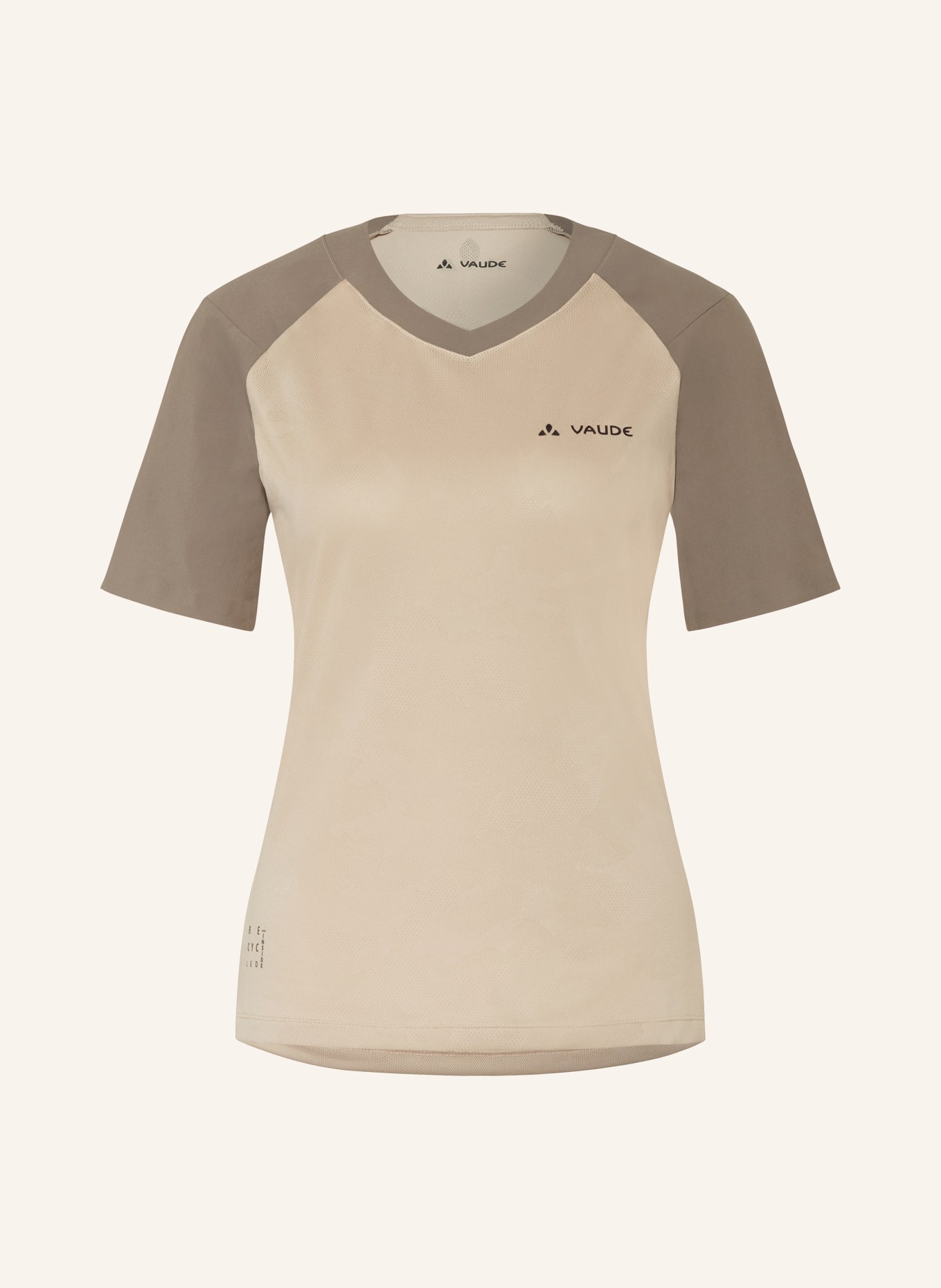 VAUDE Cycling shirt MOAB PRO, Color: BEIGE/ TAUPE (Image 1)