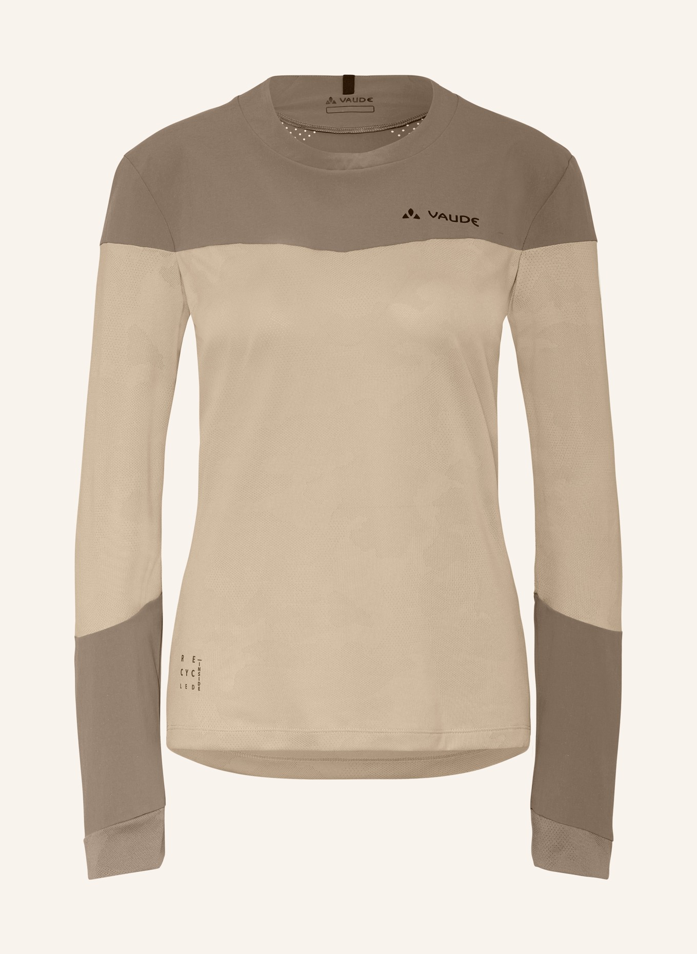 VAUDE Cycling shirt MOAB, Color: LIGHT BROWN/ GRAY (Image 1)