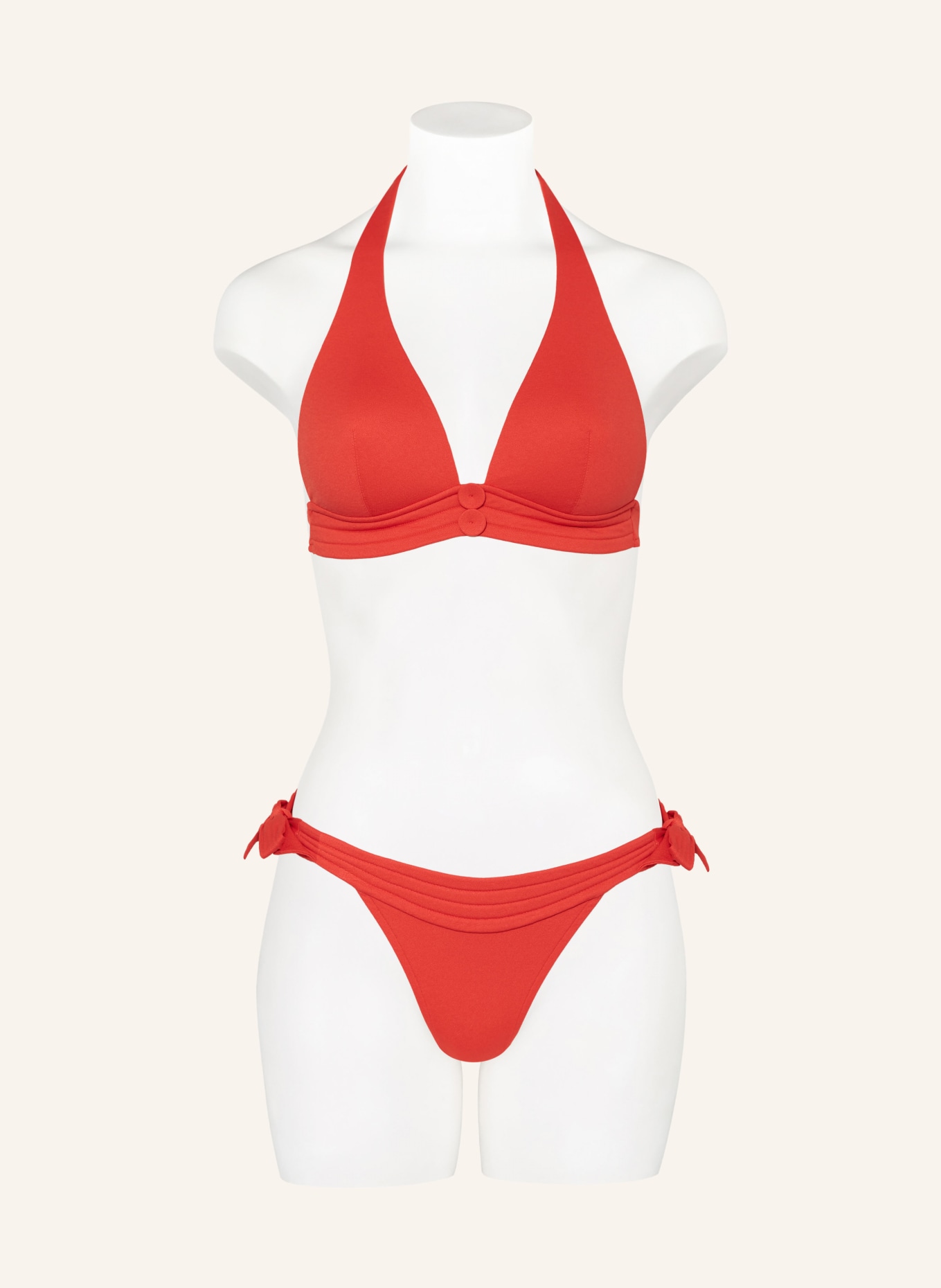 ANDRES SARDA Triangle bikini top RODERO, Color: RED (Image 2)