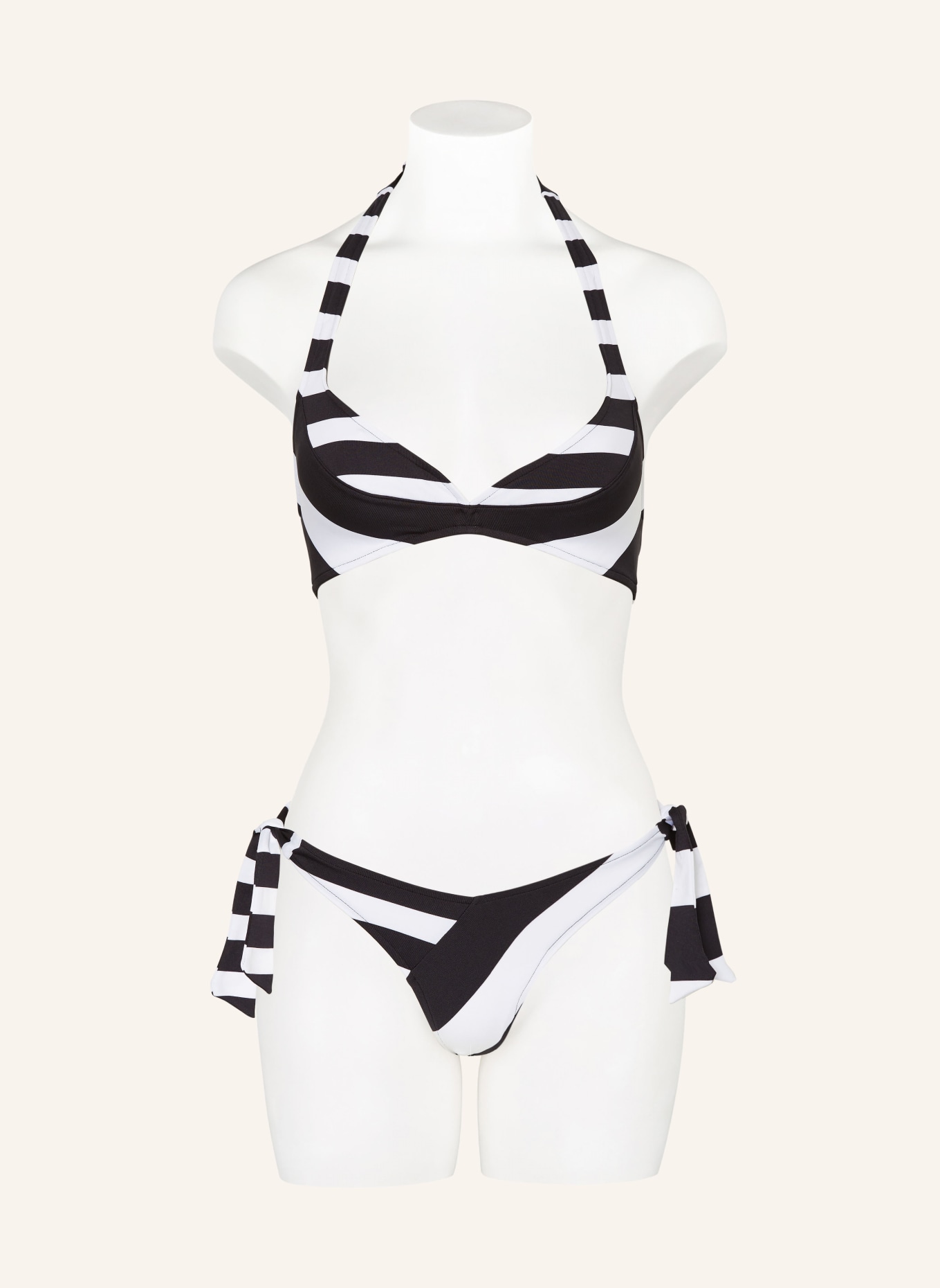 ANDRES SARDA Neckholder-Bikini-Top MAGGIE, Farbe: SCHWARZ/ WEISS (Bild 2)