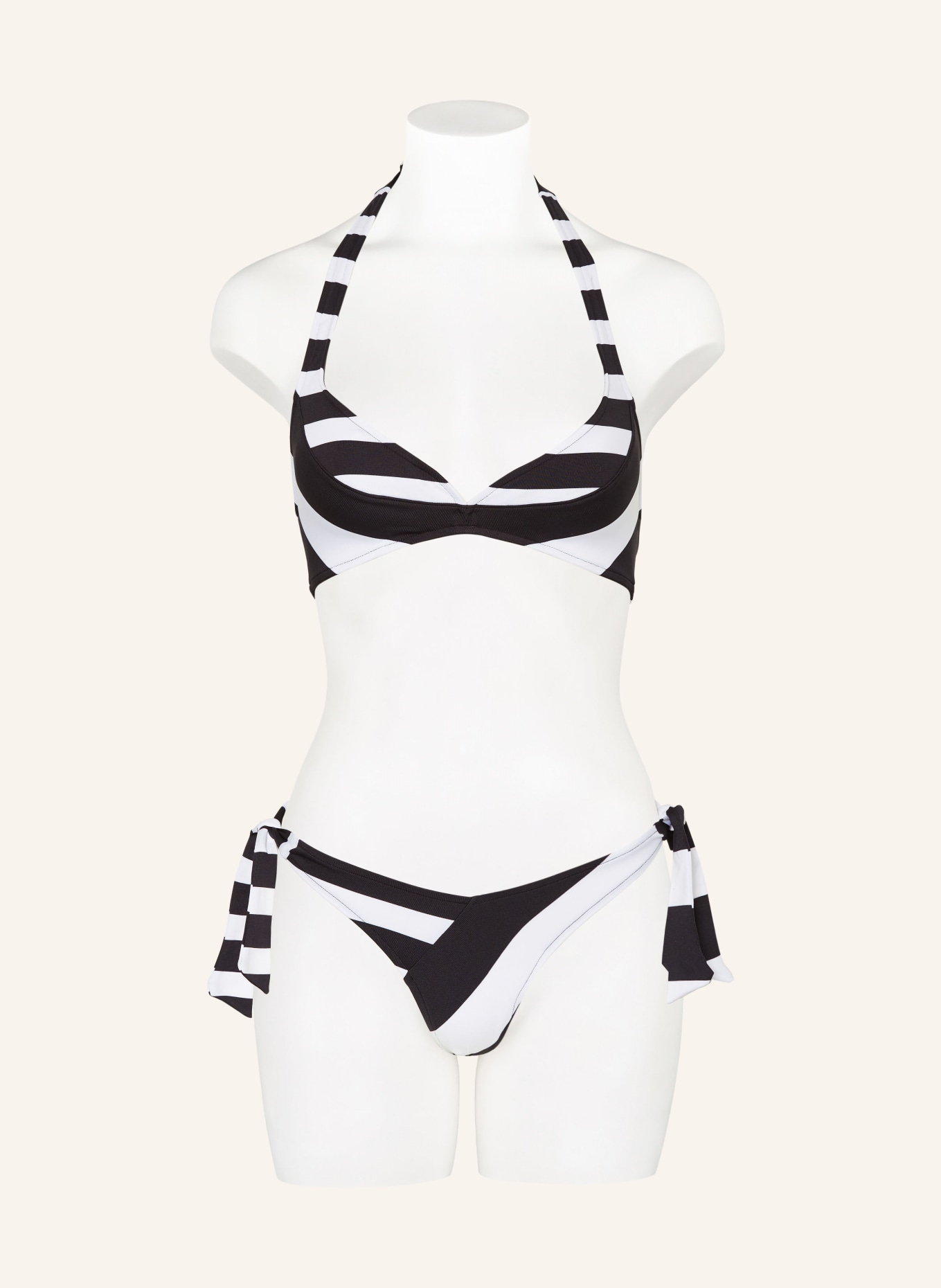 ANDRES SARDA Triangel-Bikini-Hose MAGGIE, Farbe: SCHWARZ/ WEISS (Bild 2)